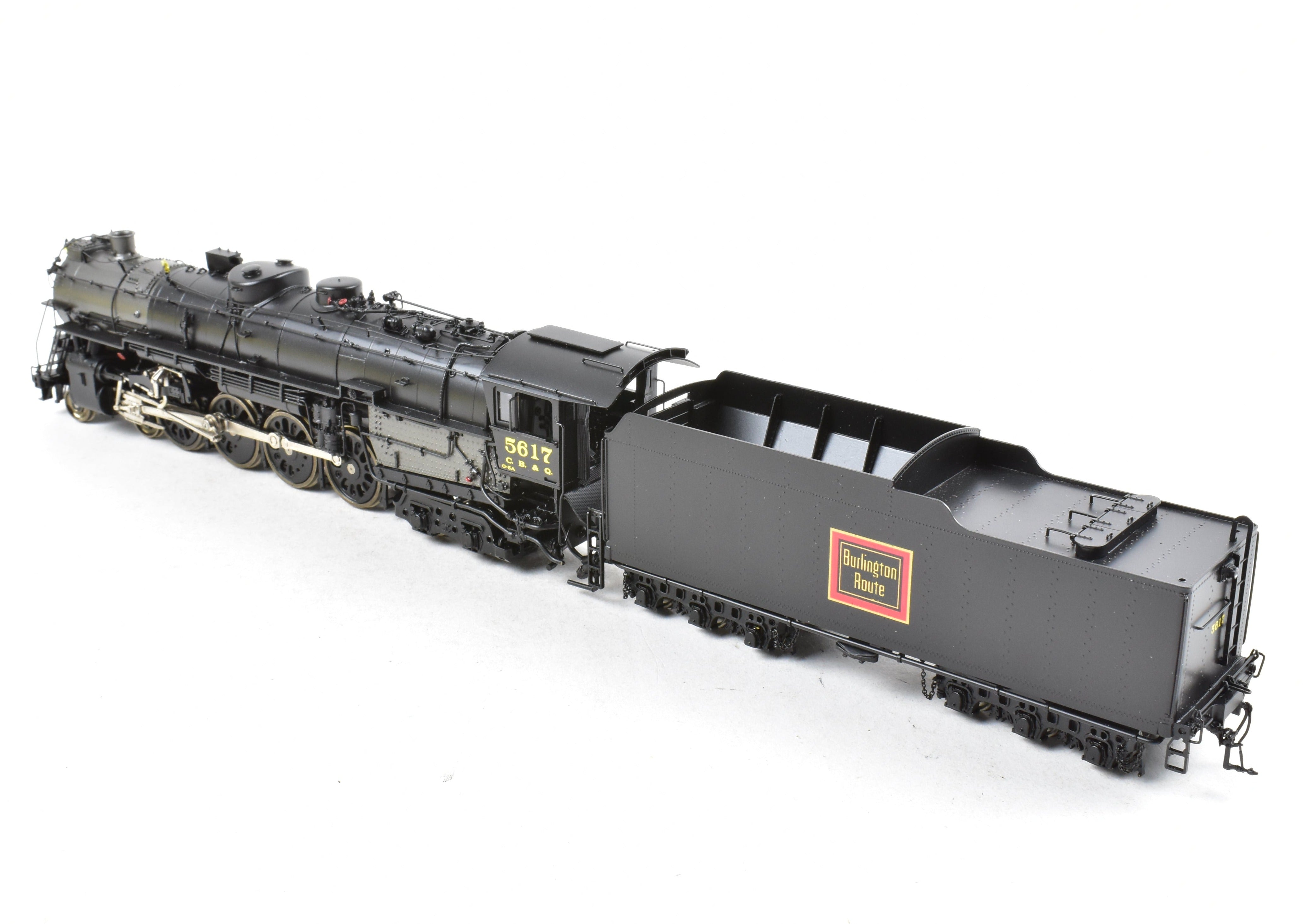 HO Scale Brass Oriental Limited CB&Q Burlington Route O - 5a 4 - 8 - 4 Factory - Painted Locomotive #5617
