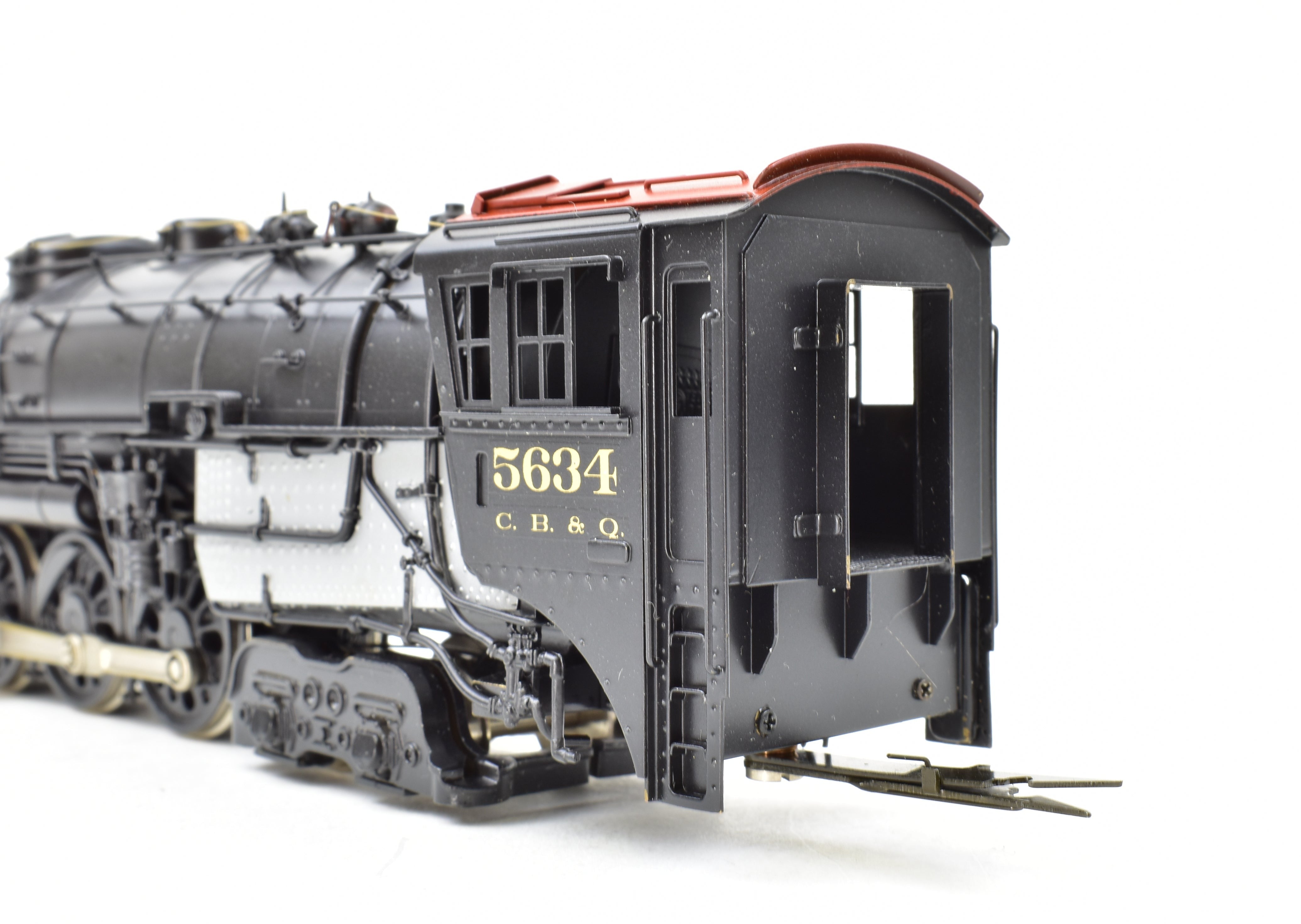 HO Scale Brass Pacific Fast Mail Model - Toby CB&Q Burlington Route 4-8-4 Class O-5a Crown Model Professionally Painted No. 5634