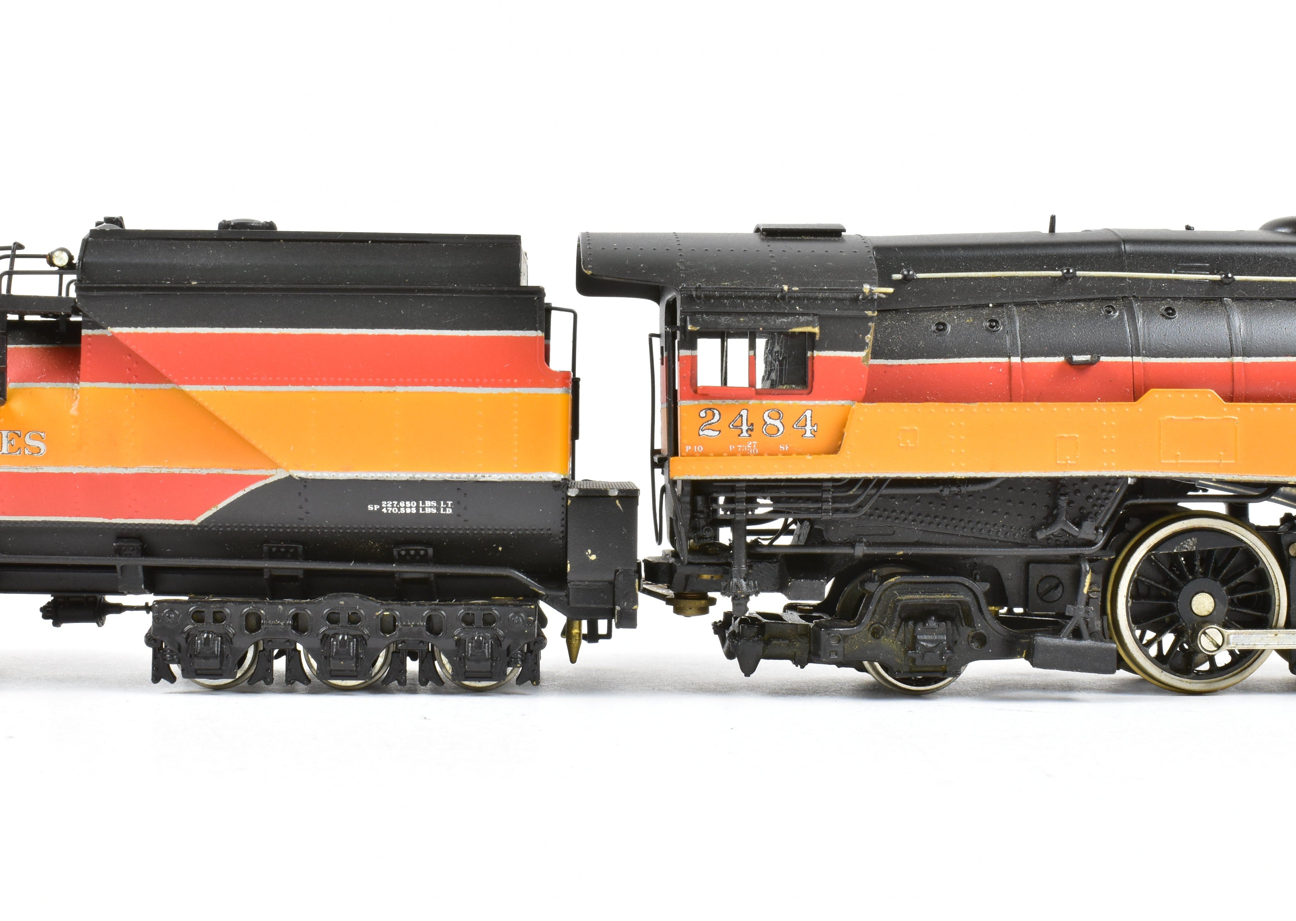 HO Scale Brass Balboa SP - Southern Pacific P10 4-6-2 Streamlined Custom Painted with Can Motor