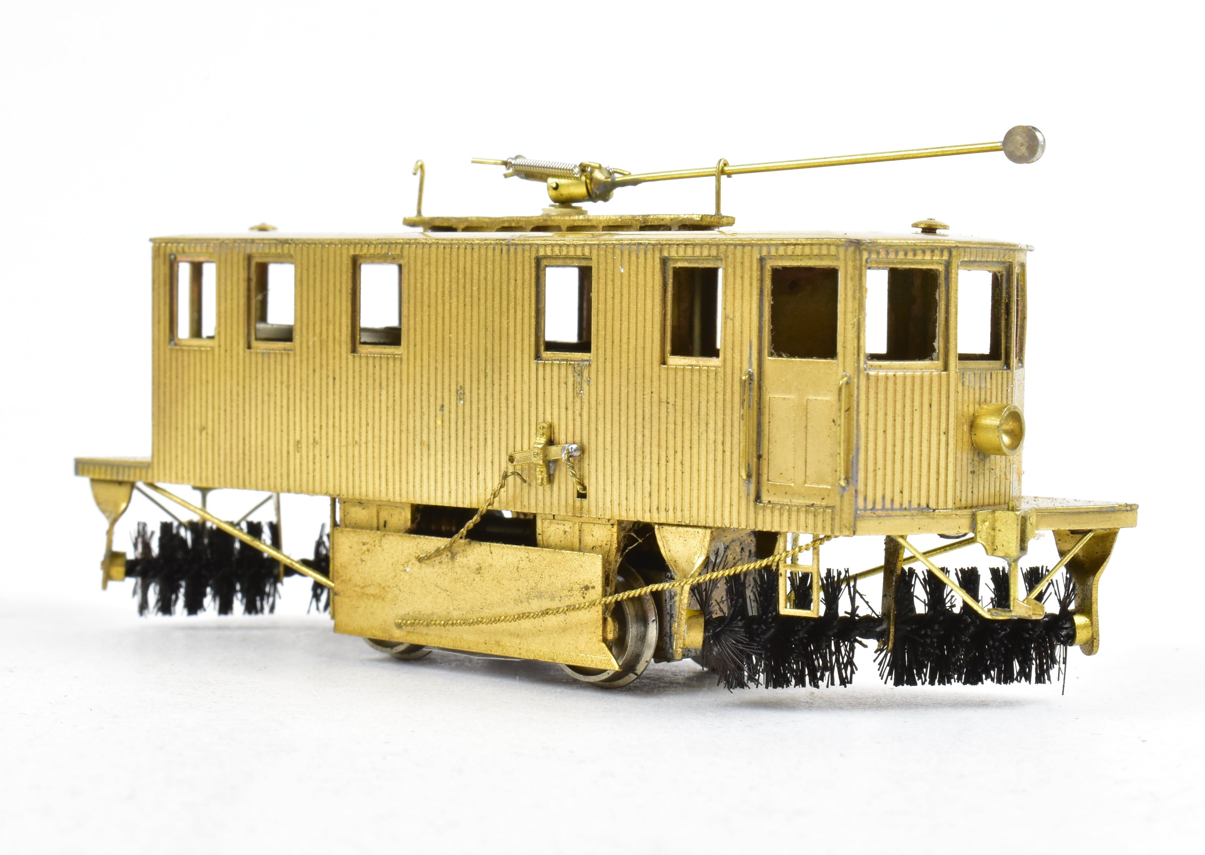 HO Scale Brass Fairfield Single Truck Sweeper Model - No Box, Nice Condition