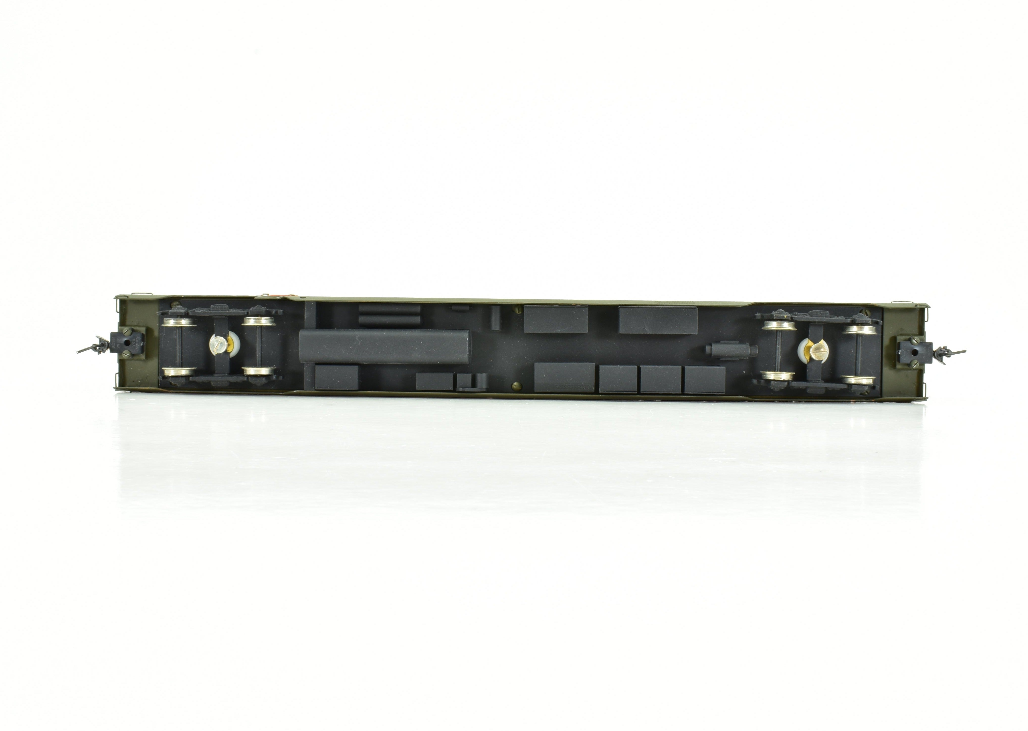 HO Scale Custom Painted Brass Ranch Car Model by S. Soho & Co., Great Northern #1240, Empire Builder No. 1242 'Hidden Lake'