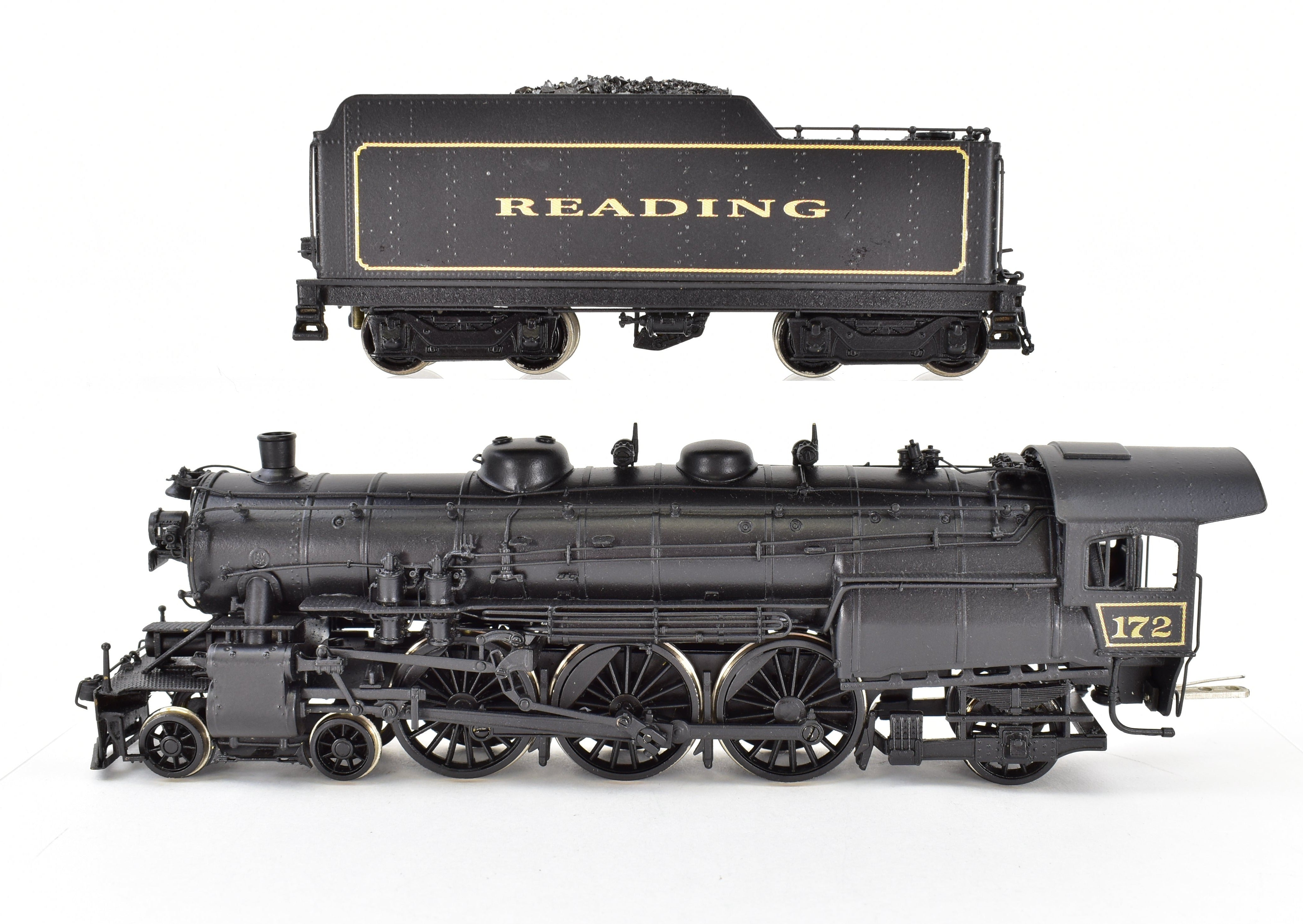 HO Scale Brass Model Train - Empire Midland Reading G2sa #175 4-6-2 Pacific Steam Locomotive CP No. 172 Equipped with Northwest Short Line (NWSL) Gearbox