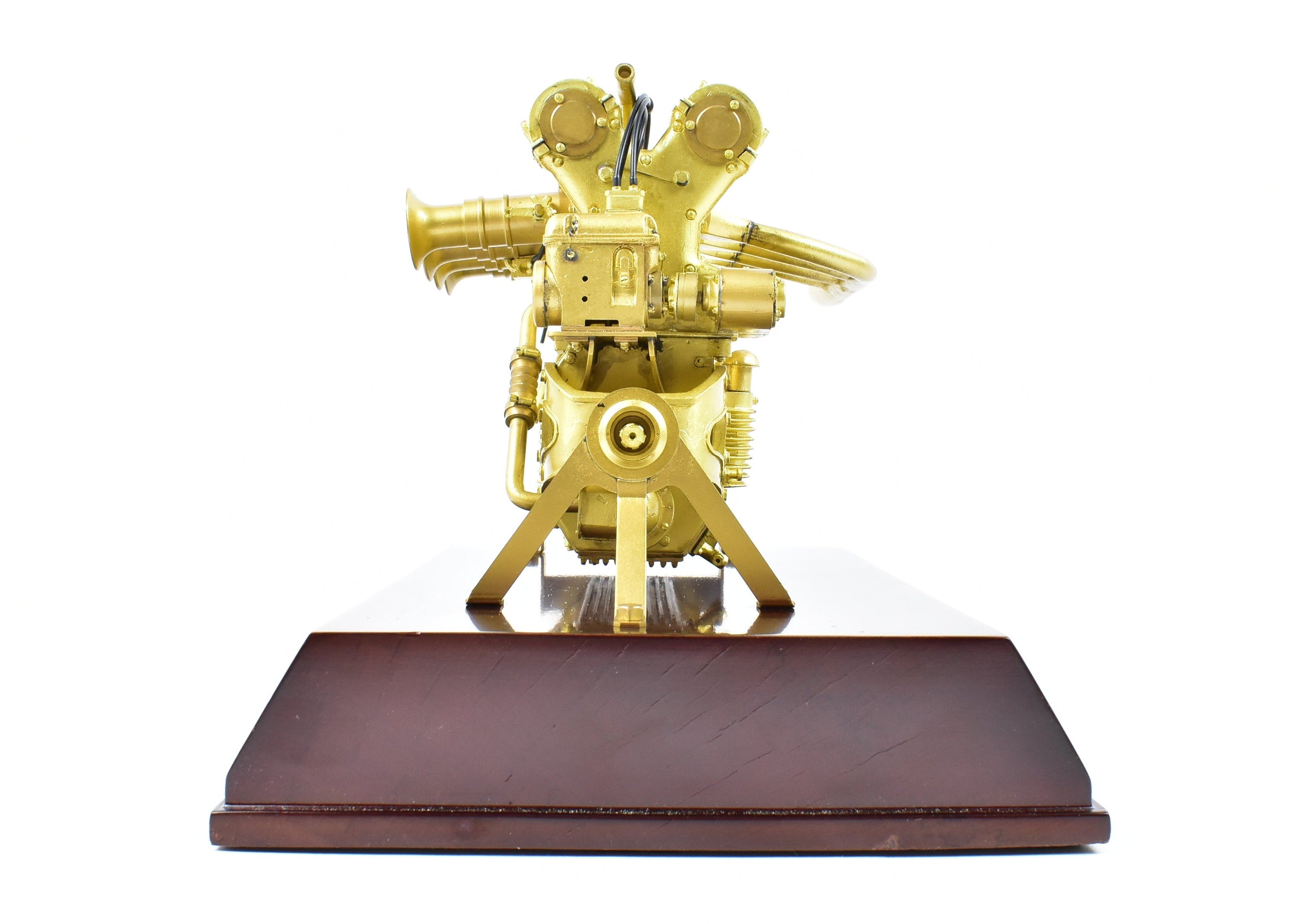 1:5 Scale Vintage Brass Offenhauser Racing Engine Static Model without Original Box