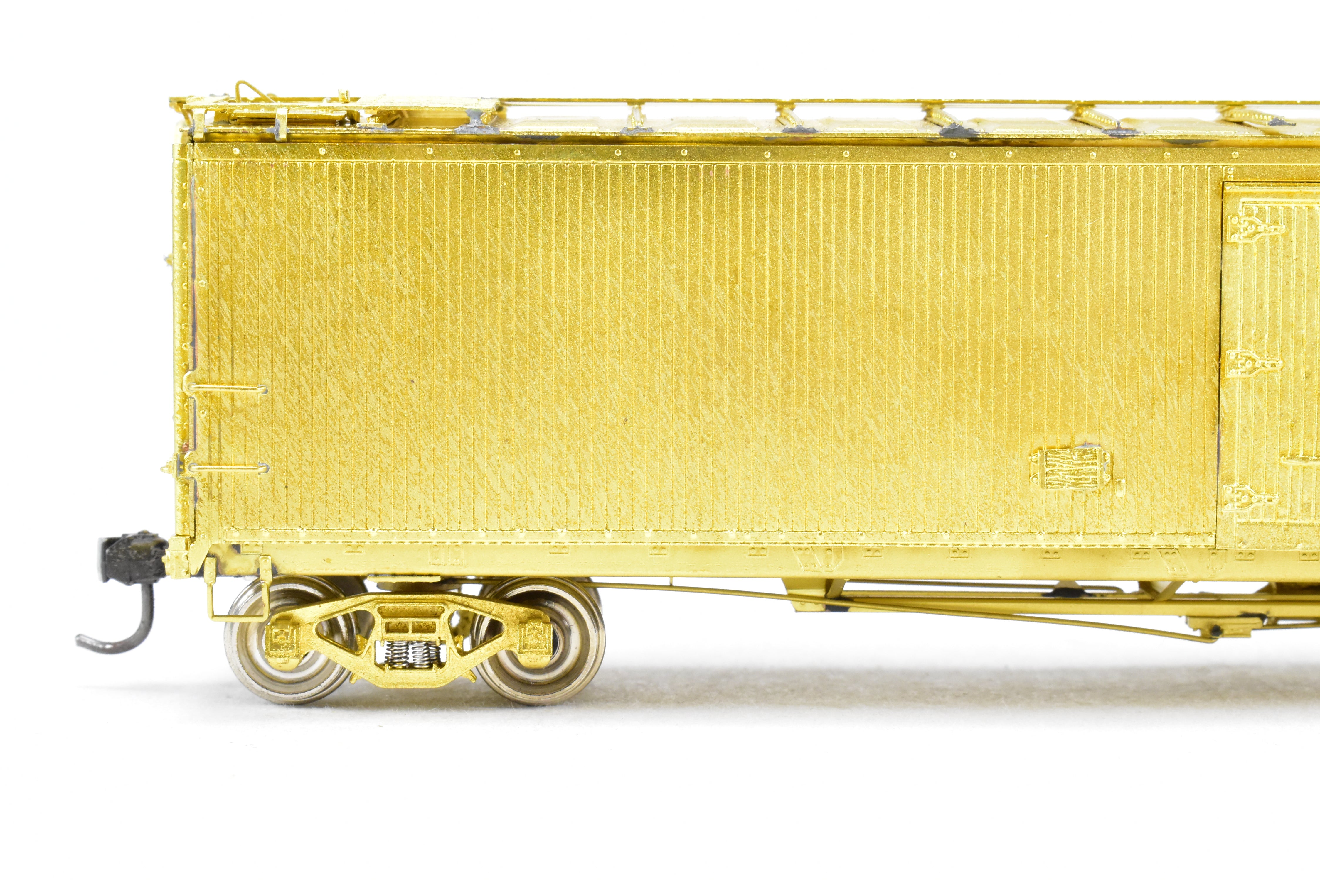 HO Brass OMI ATSF Santa Fe 50' Ice Bunker Wood Refrigerator Car, Excellent Condition