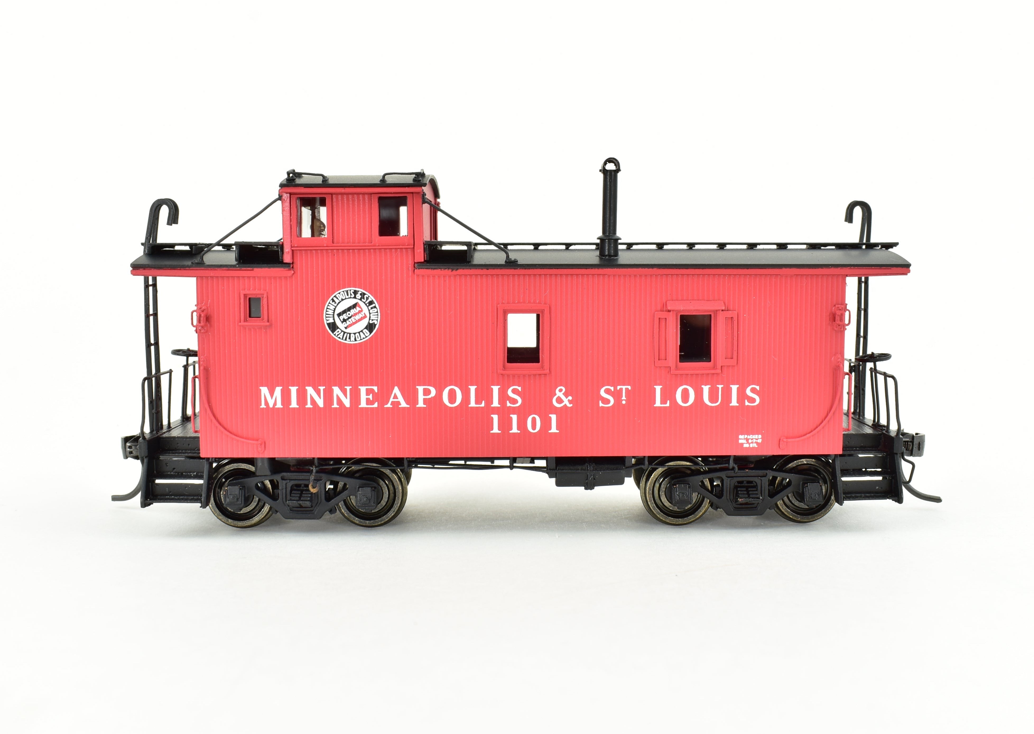 HO Scale Brass Minneapolis & St Louis Wood Cupola Caboose FP Model DVP