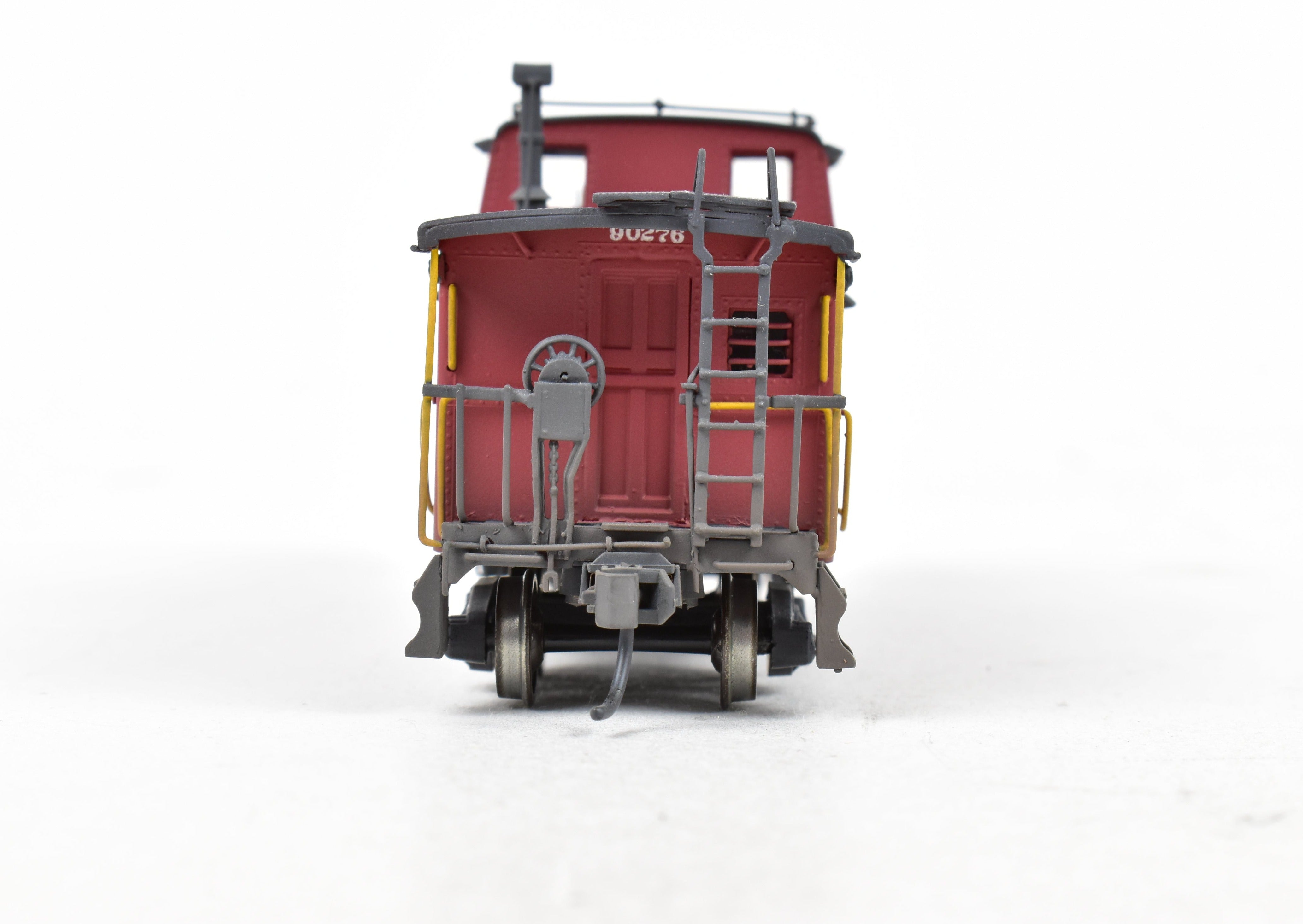 HO Brass OMI C&O Steel Caboose #90276 with Custom Paint & Weathering