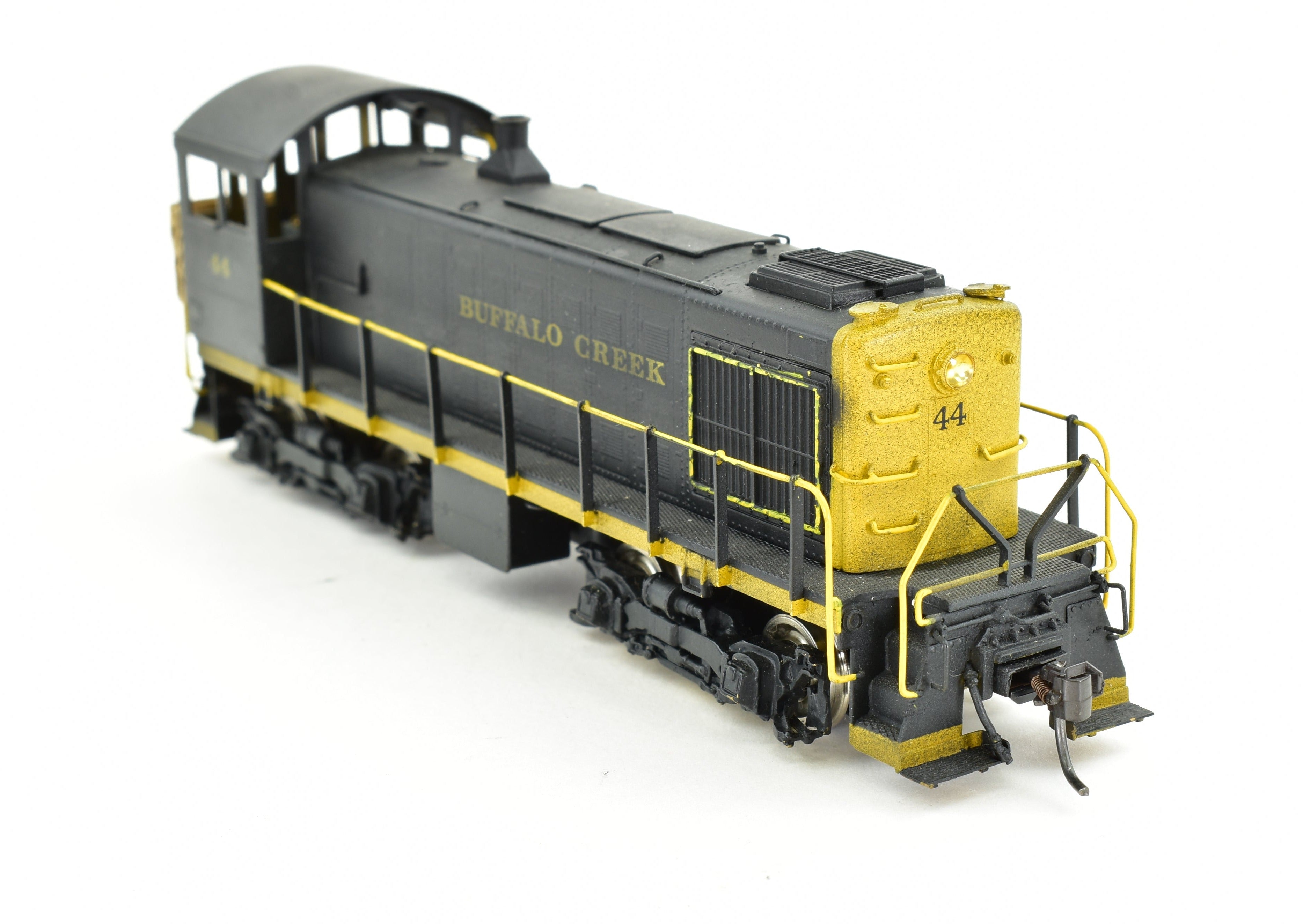 HO Scale Brass ALCO Models BCK - Buffalo Creek ALCO S - 2 Switcher Locomotive with Custom Painted Finish