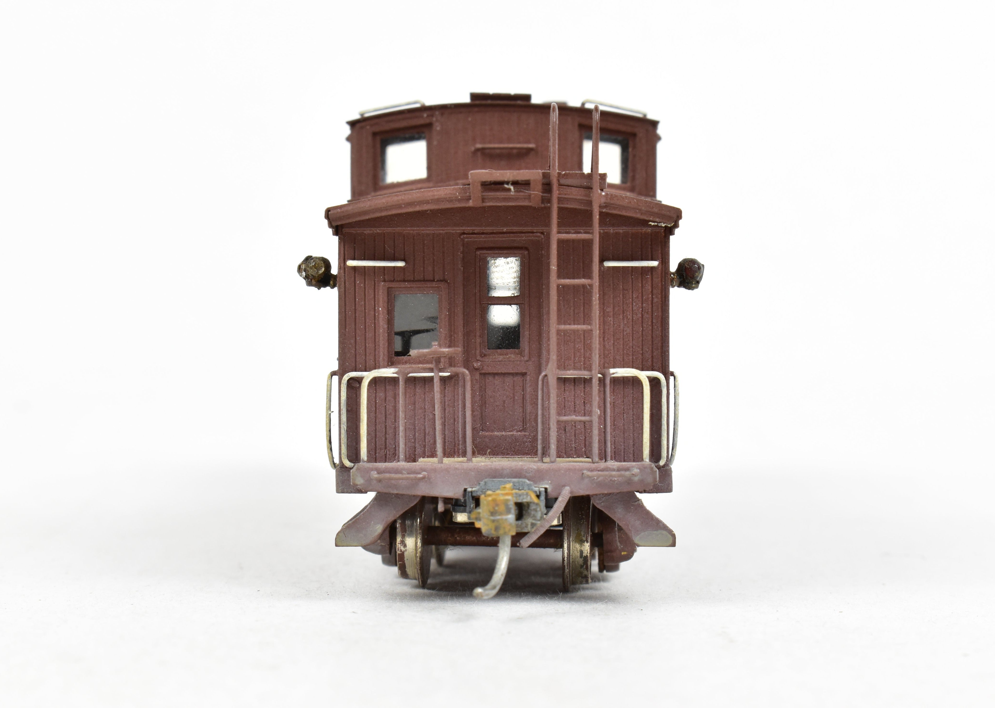 HO Scale Brass Balboa SP - Southern Pacific C30 - 1 Wood Caboose Model with Custom Painting and Weathering