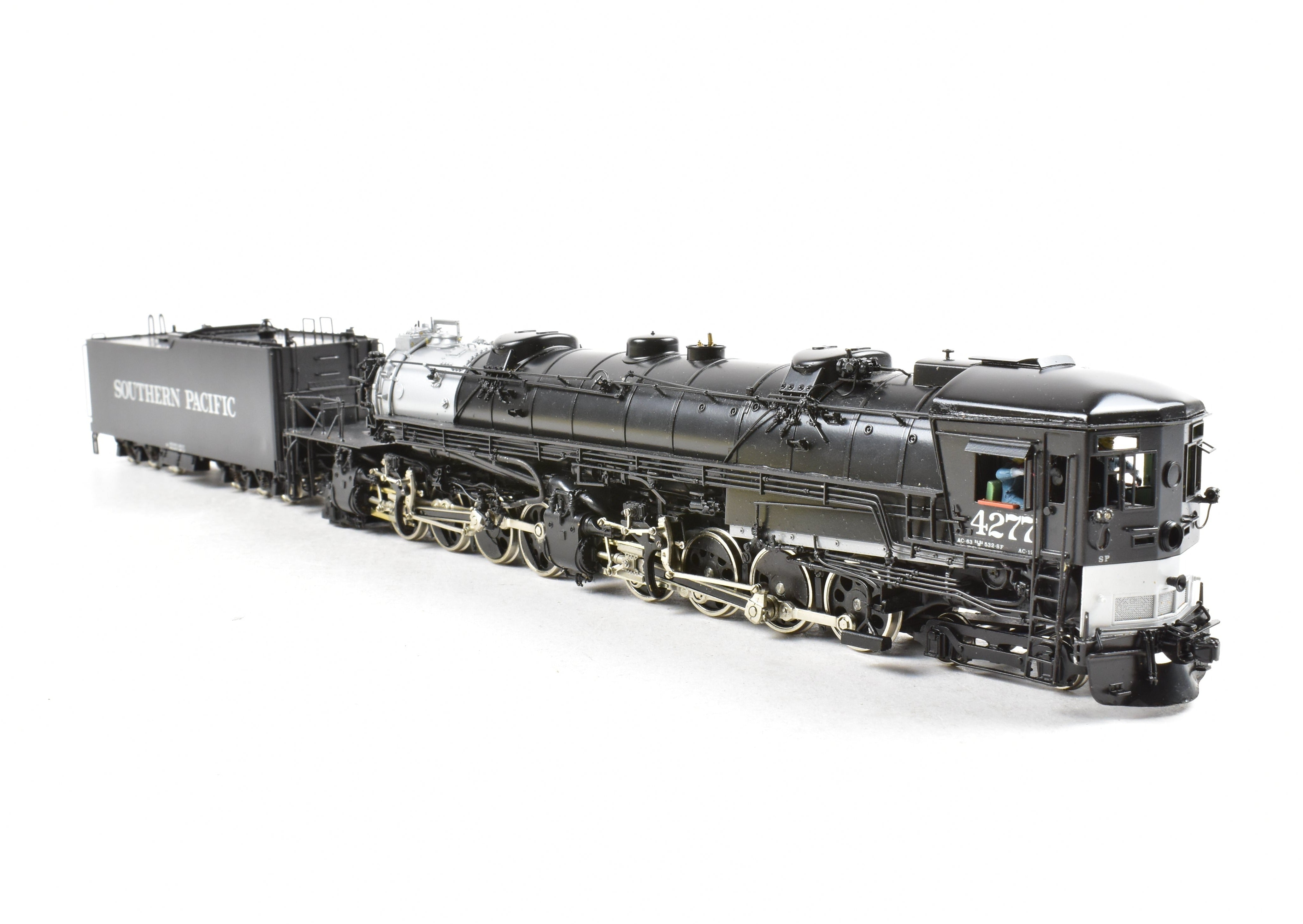 1974 HO Brass Tenshodo SP Southern Pacific AC - 12 4 - 8 - 8 - 2 Cab Forward No. 4277 Factory Painted Crown Model