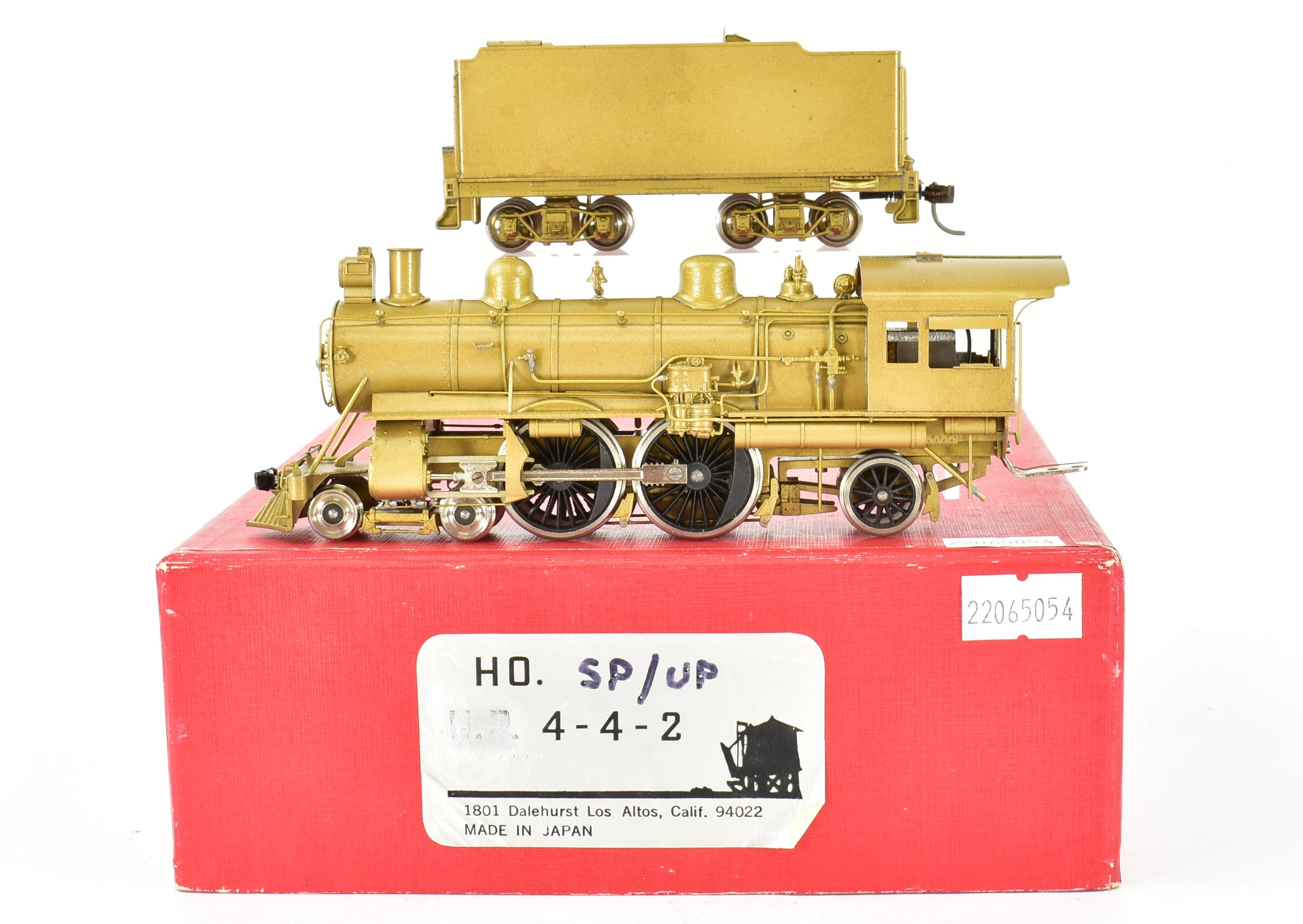 High - Quality HO Scale Brass Model Train by Westside Model Co., Representing Union Pacific Class 4 - 4 - 2 Atlantic