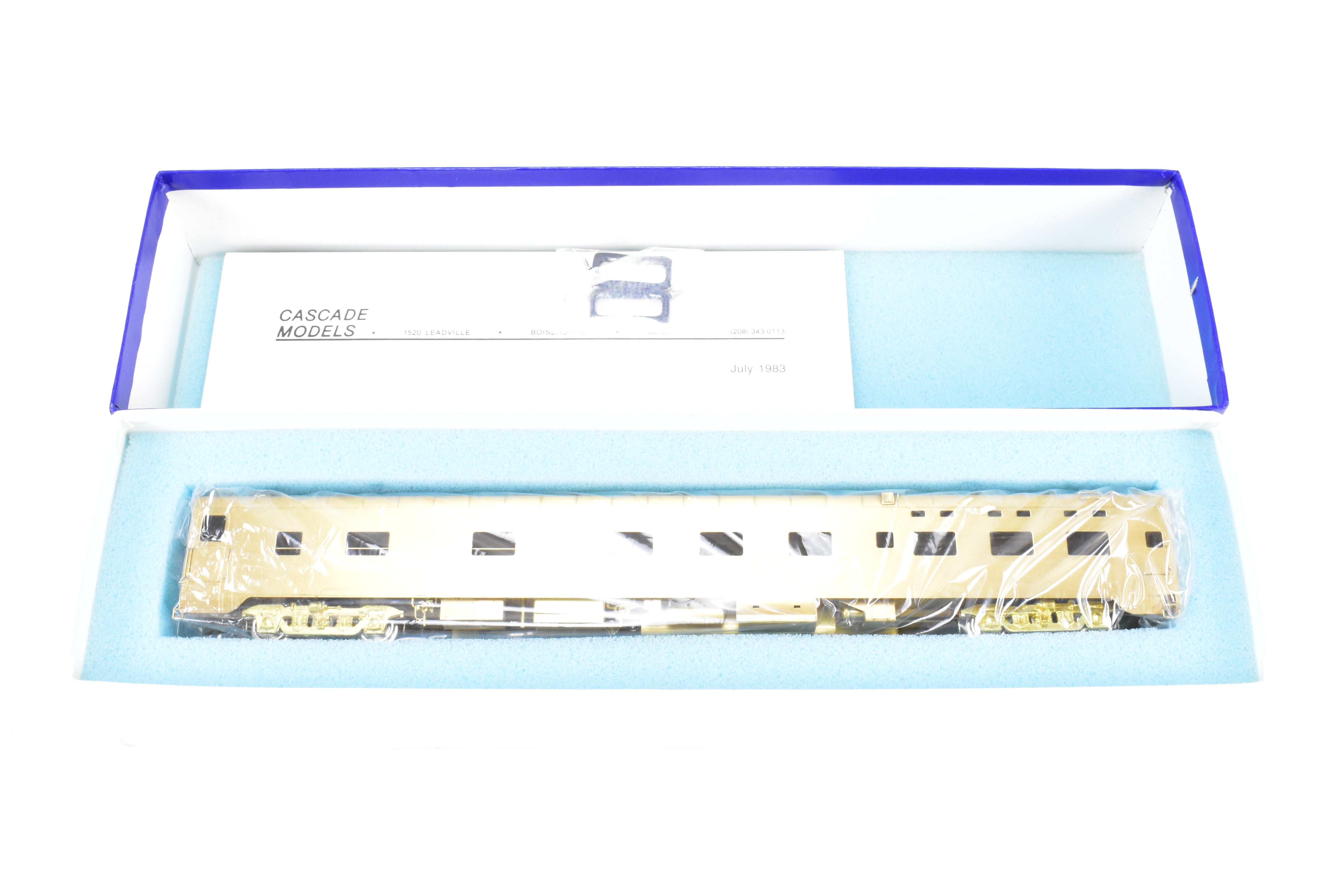 HO Scale Brass Cascade Models Union Pacific (UP) Pullman Standard 6-Section, 6-Roomette, 4-Berth American Sleeper Car from the 1960s Era