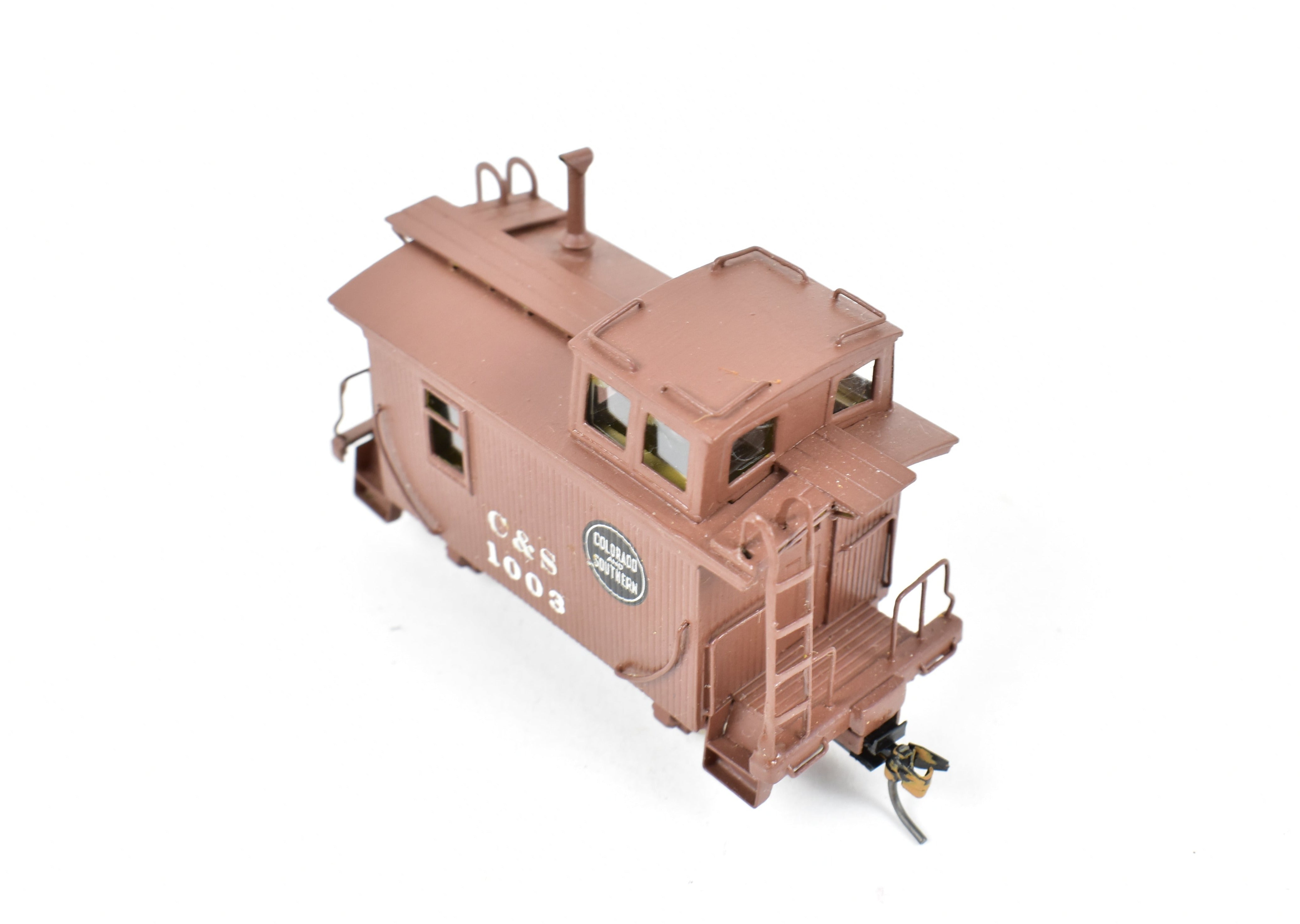 HOn3 Custom Painted NJ Brass 2-Axle Caboose #1003 - Colorado & Southern