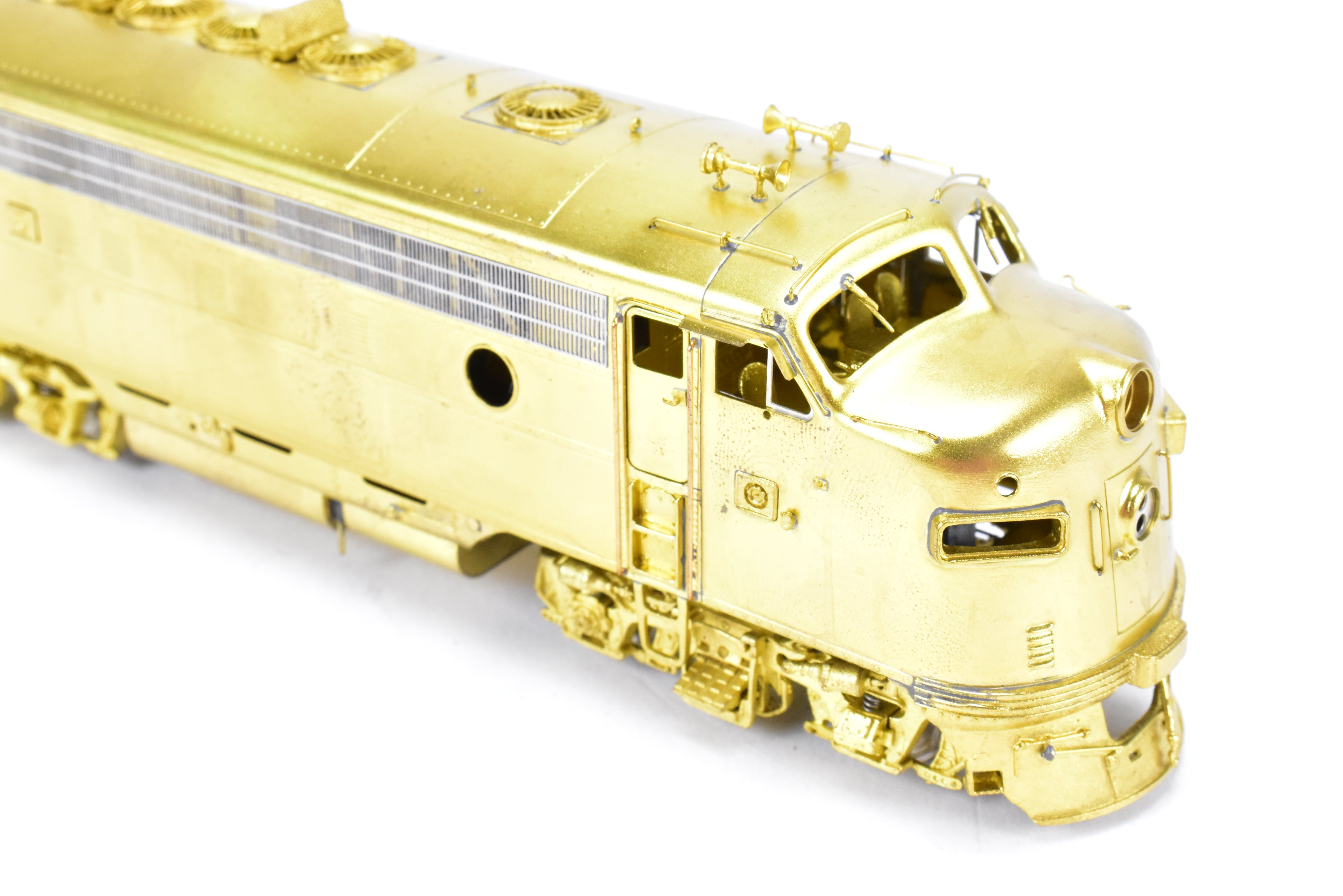 HO Scale Brass Model Train Set by Overland Models Inc. - Union Pacific EMD F7 A/B Freight Locomotives from the Late 1950's Era