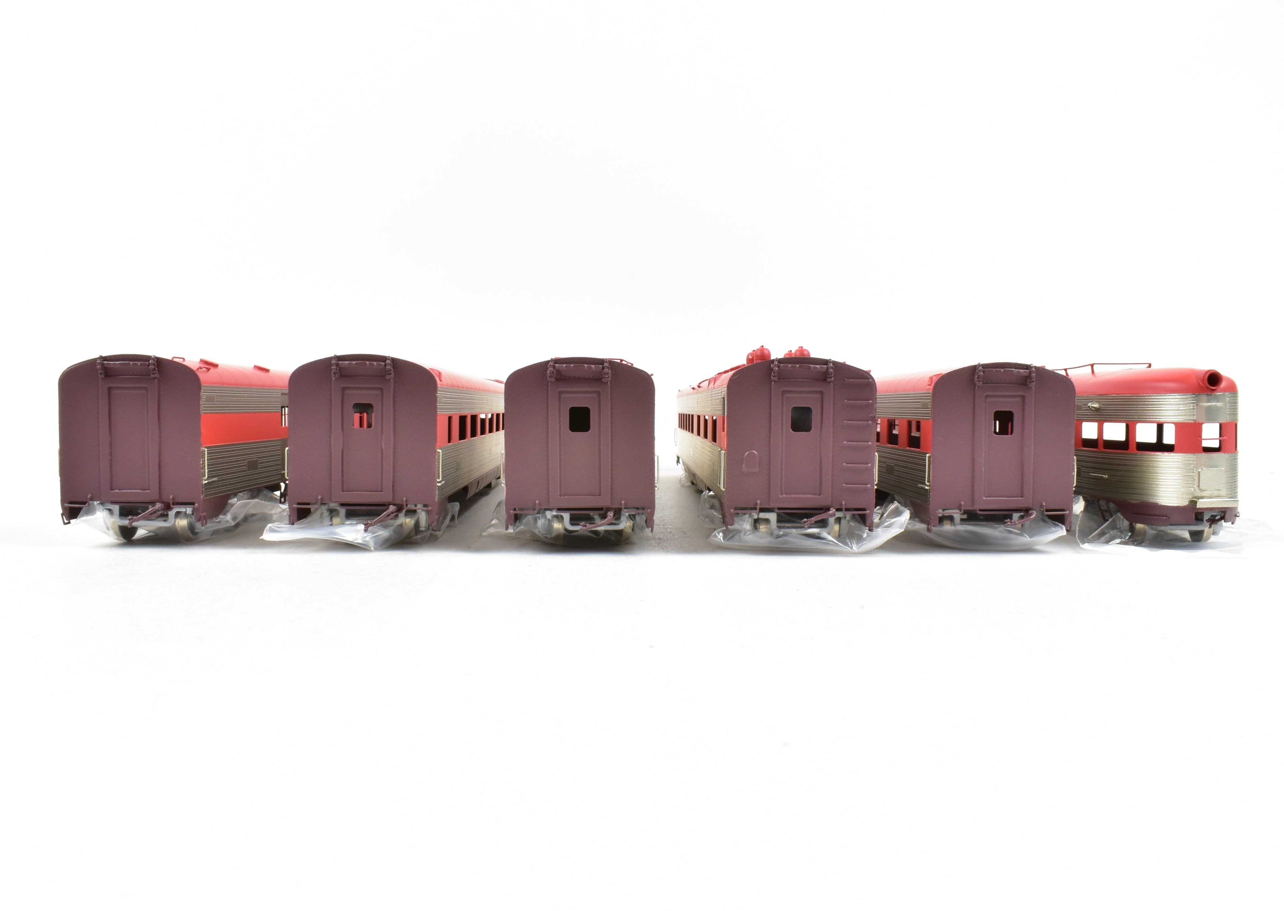 HO Scale Brass Hallmark Models Specialized SLSF - Frisco and MKT - Missouri Kansas Texas Katy Texas Special 6-Car Set with FP Locomotive Model