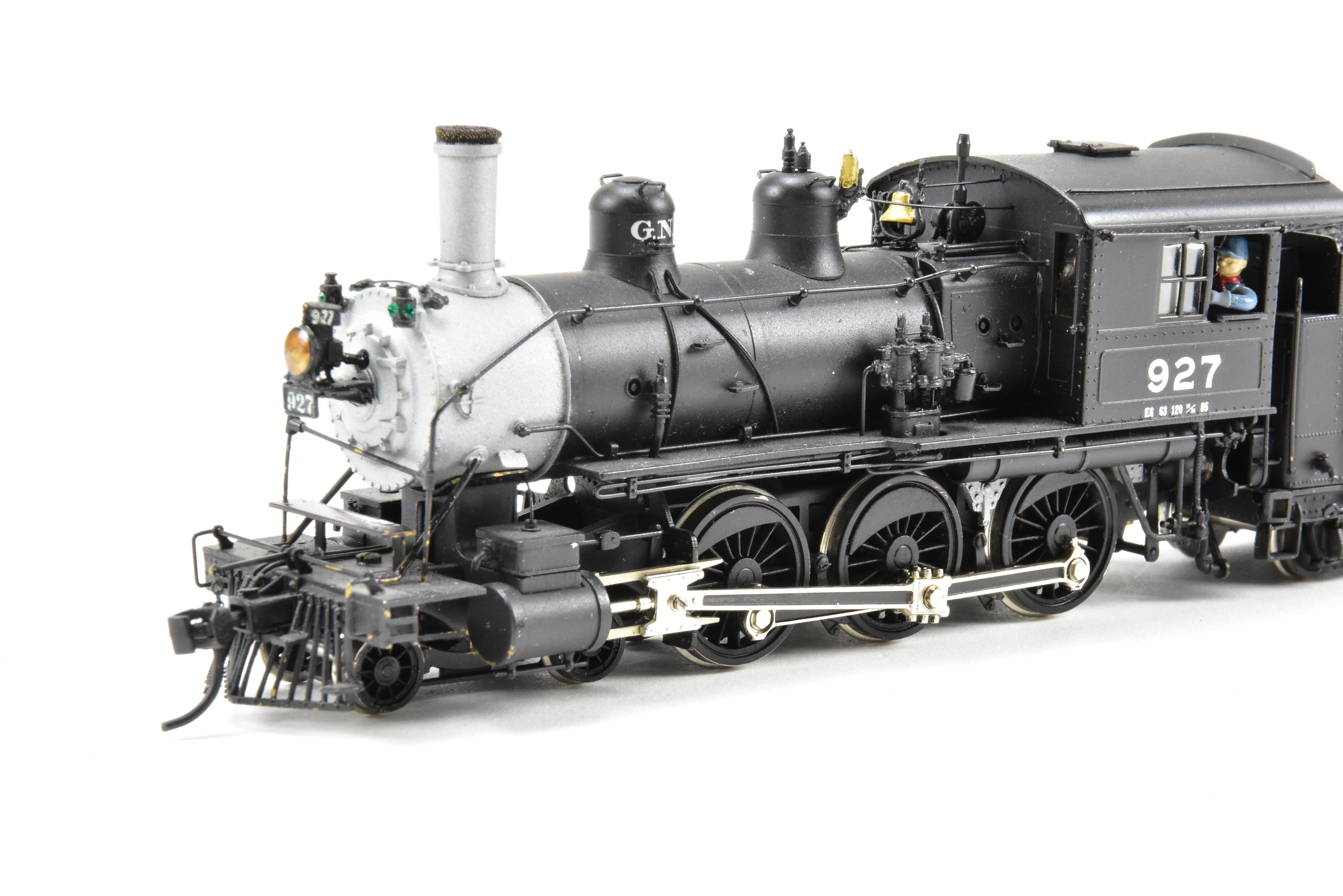 High - Quality HO Scale Brass Pacific Fast Mail (PFM) United Great Northern E - 6 4 - 6 - 0 Ten Wheeler Professionally Painted Model Locomotive #927