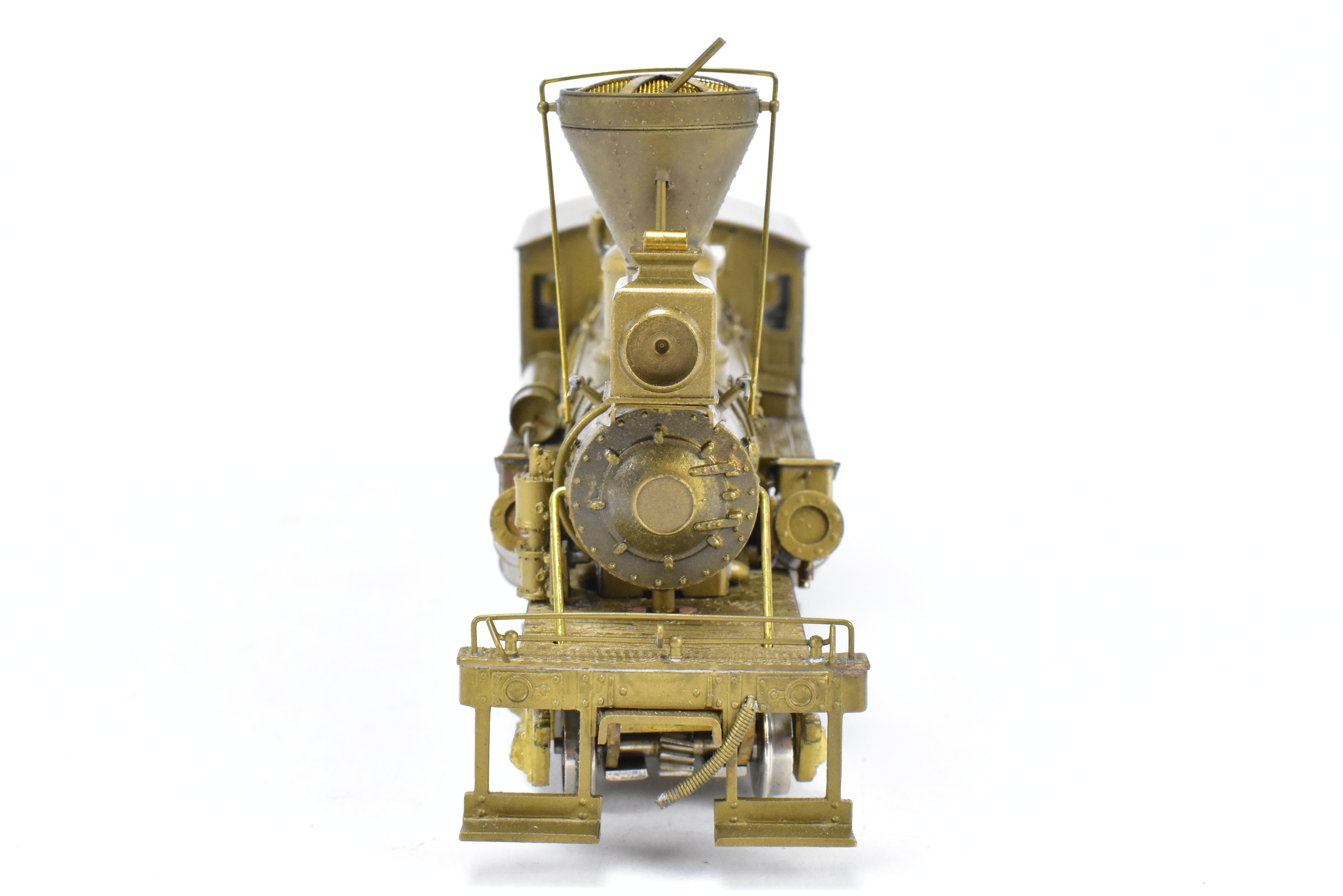 HO Scale Brass PFM - United 2-Truck Logging Climax Geared Locomotive Model for Railroad Enthusiasts