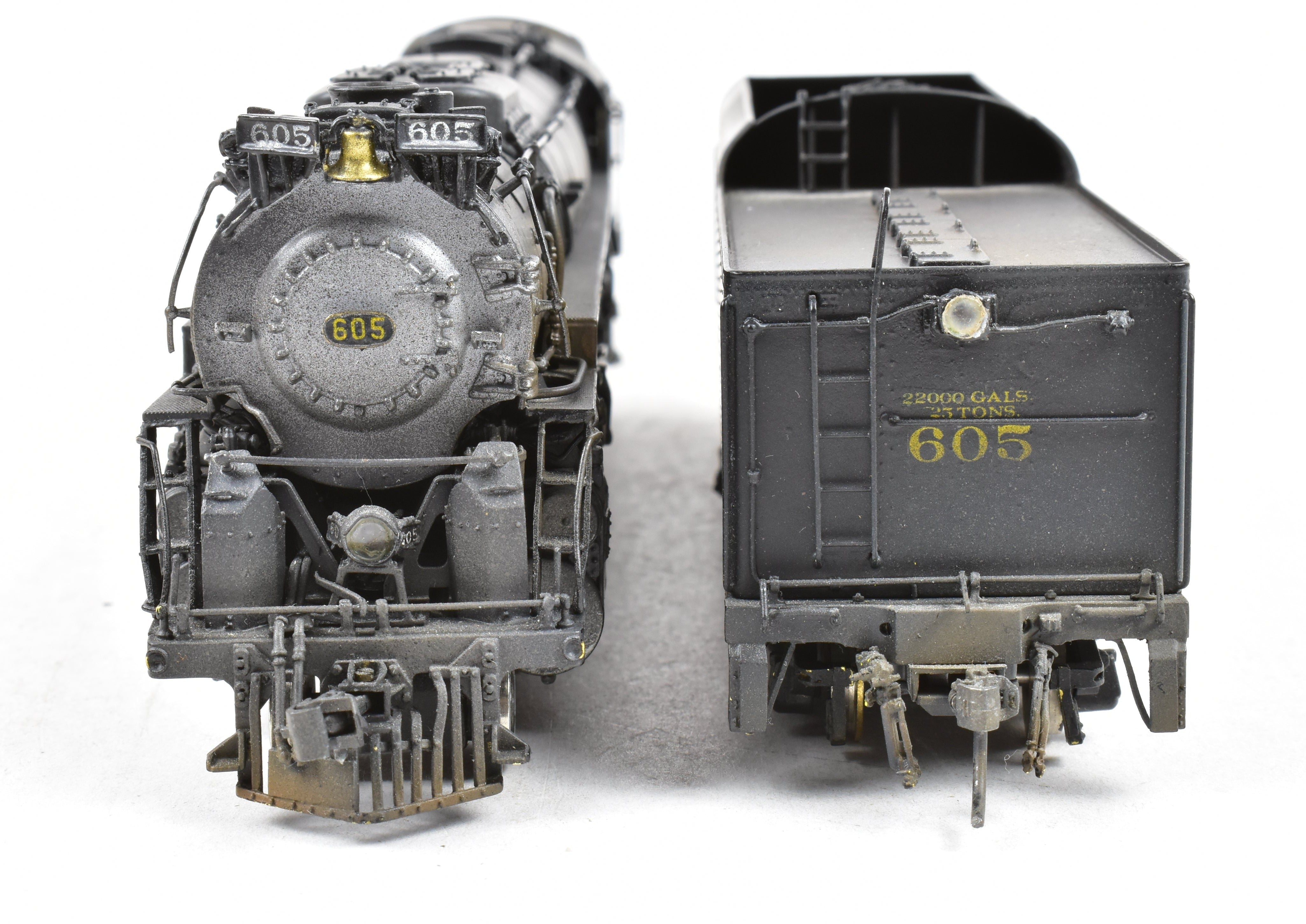 HO Custom Painted DCC & Sound C&O Chesapeake & Ohio J-3 605 Class 4-8-4 Brass Key Import