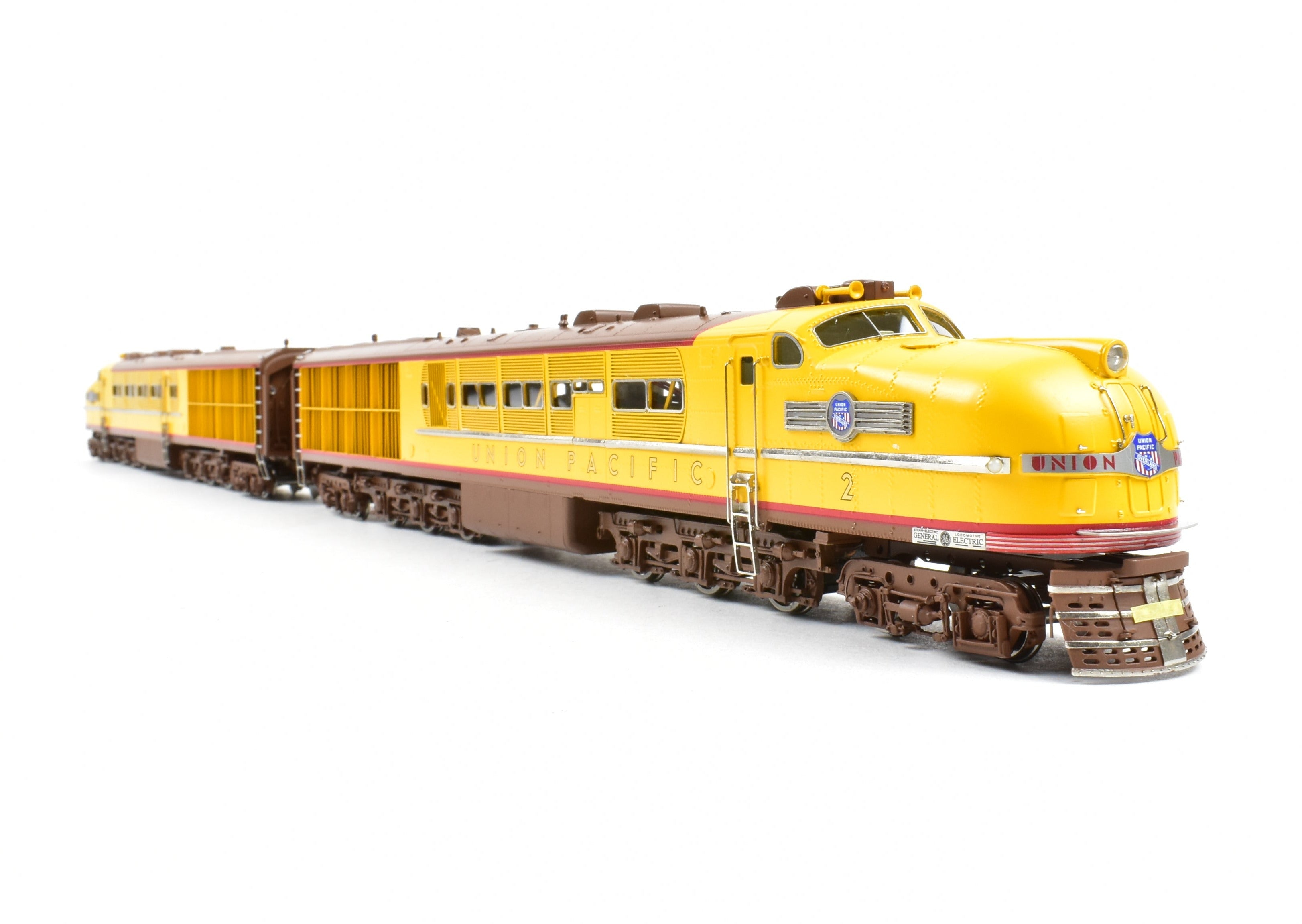 HO NEW DVP Brass Union Pacific GE No. 1 & 2 Steam Turbine Set - Last One!