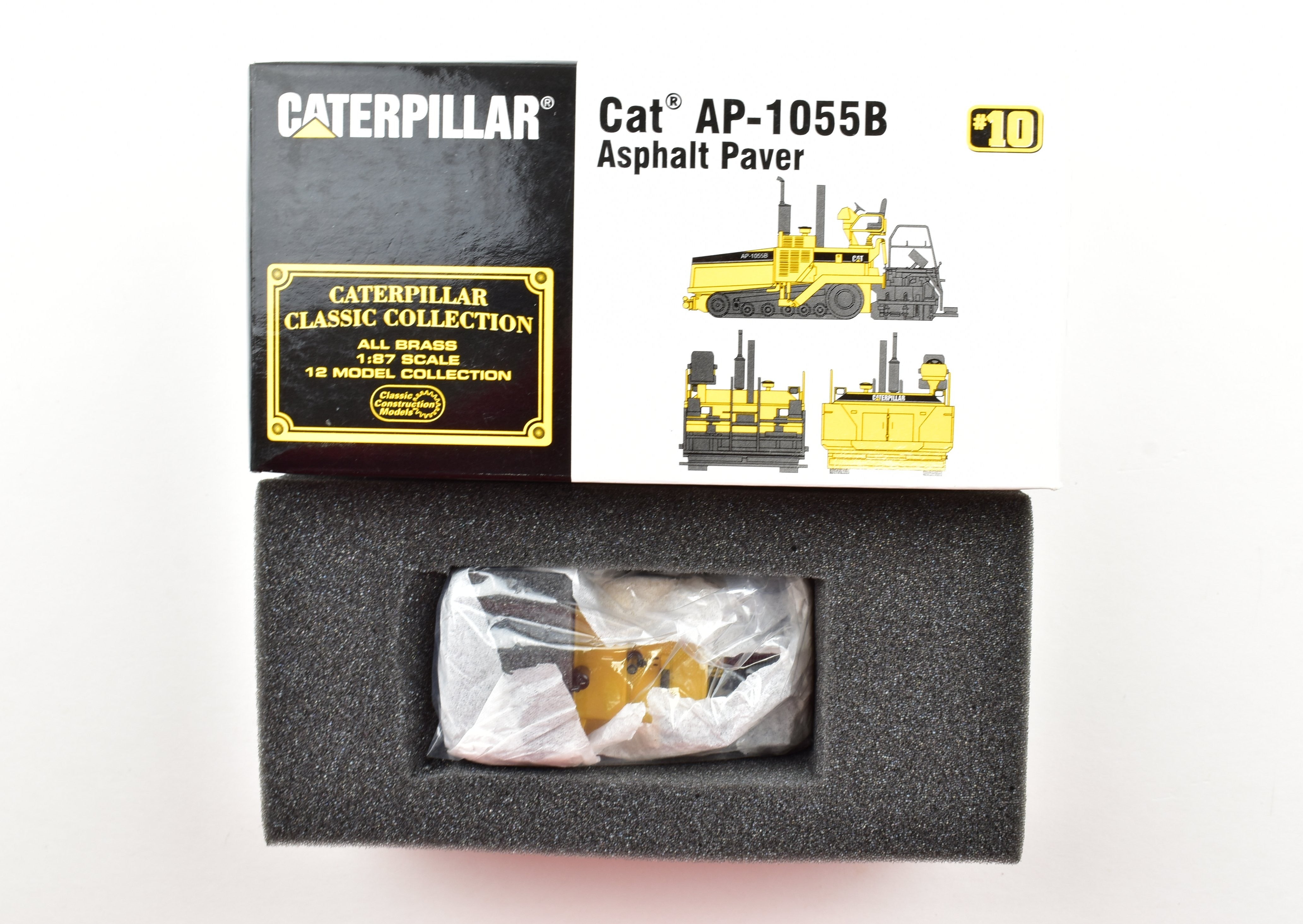 High - Quality HO Scale Brass Construction Caterpillar Vehicle Models 12 - piece Collection for Model Enthusiasts
