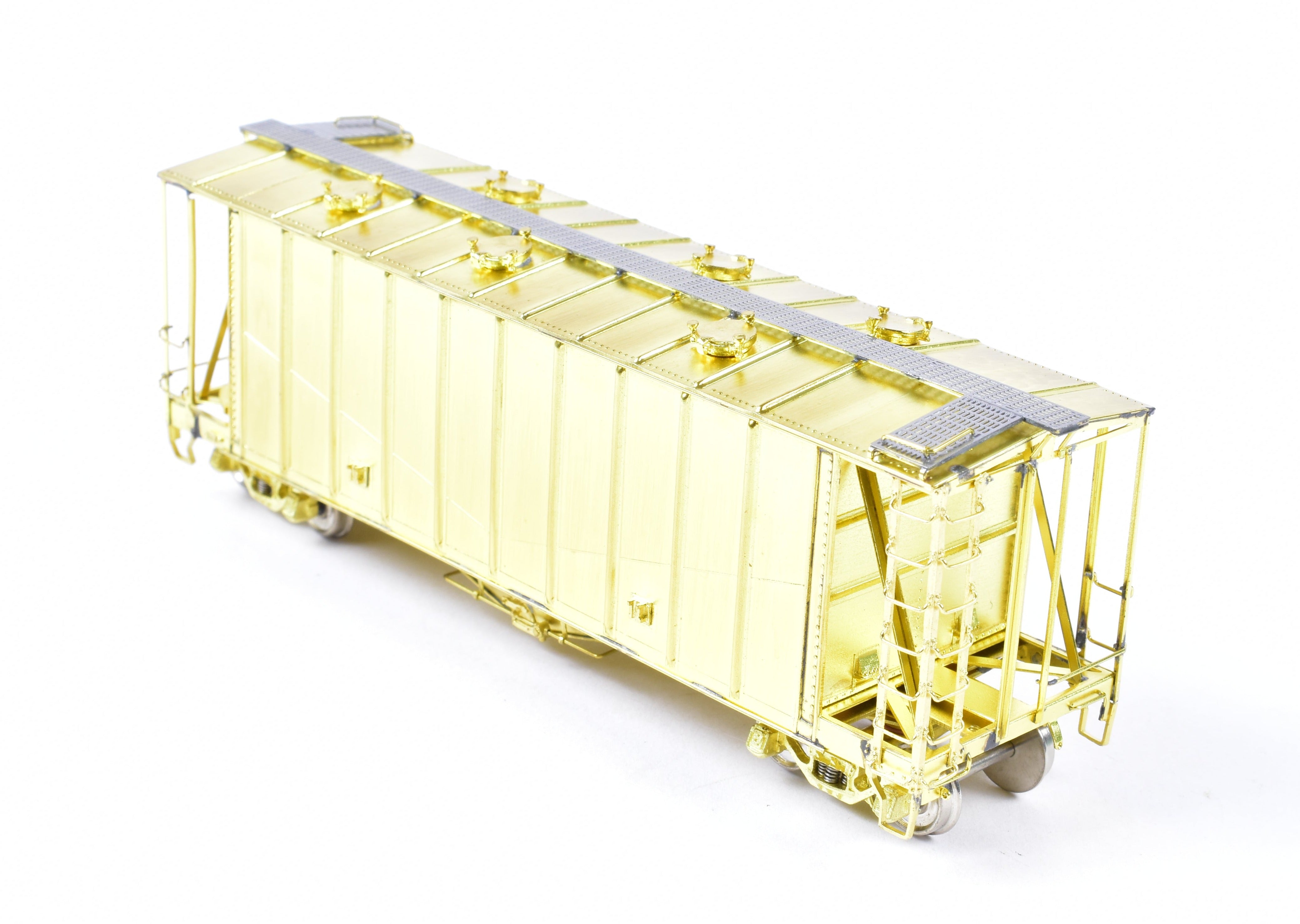 HO Scale Brass Airslide Covered Hopper Model by Overland Models, Inc. (OMI) for Various Roads
