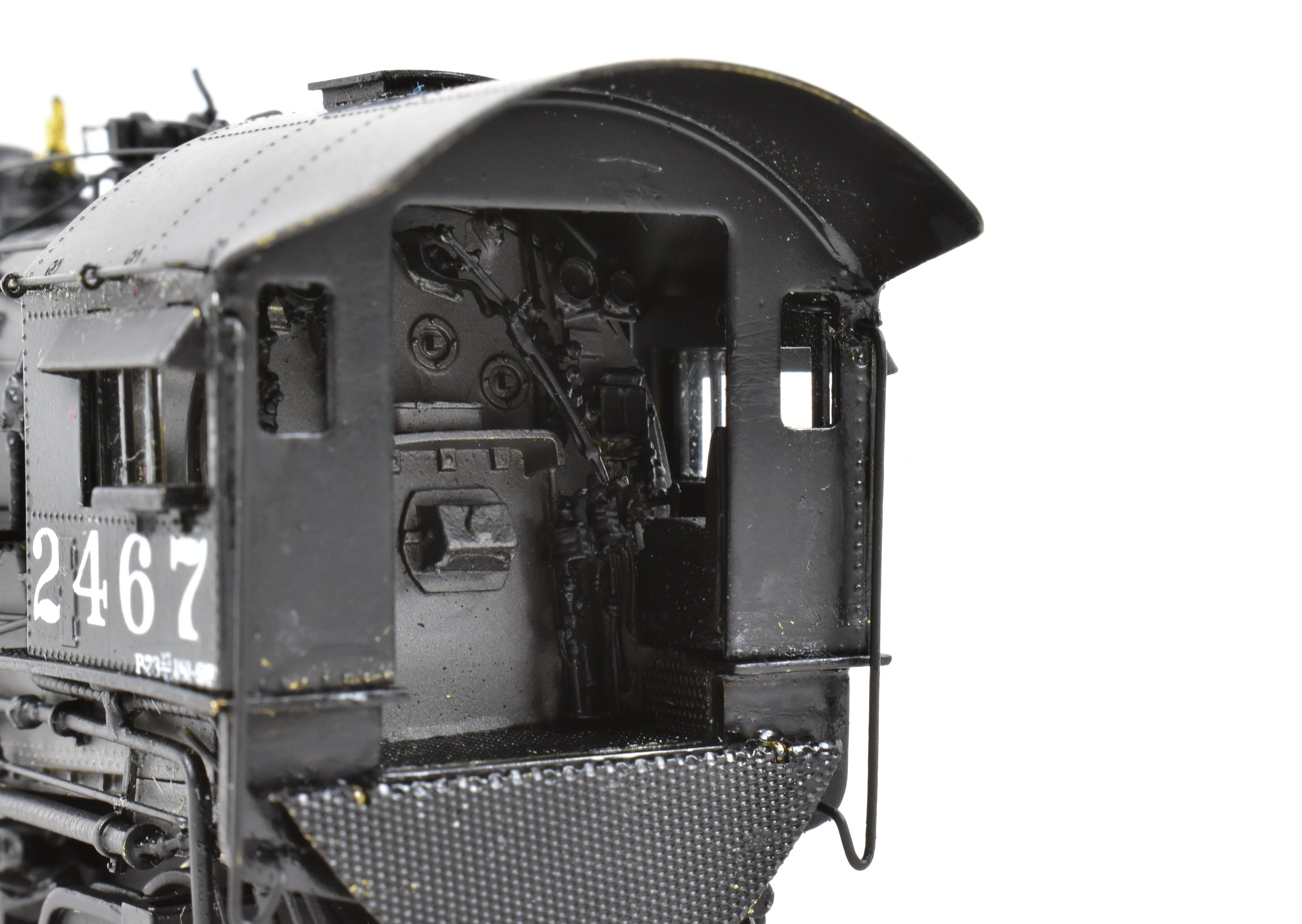 HO Scale Brass Precision Model Train by Precision Scale Co. - Southern Pacific Class P - 8 4 - 6 - 2 Steam Locomotive Custom Painted with Number 2467