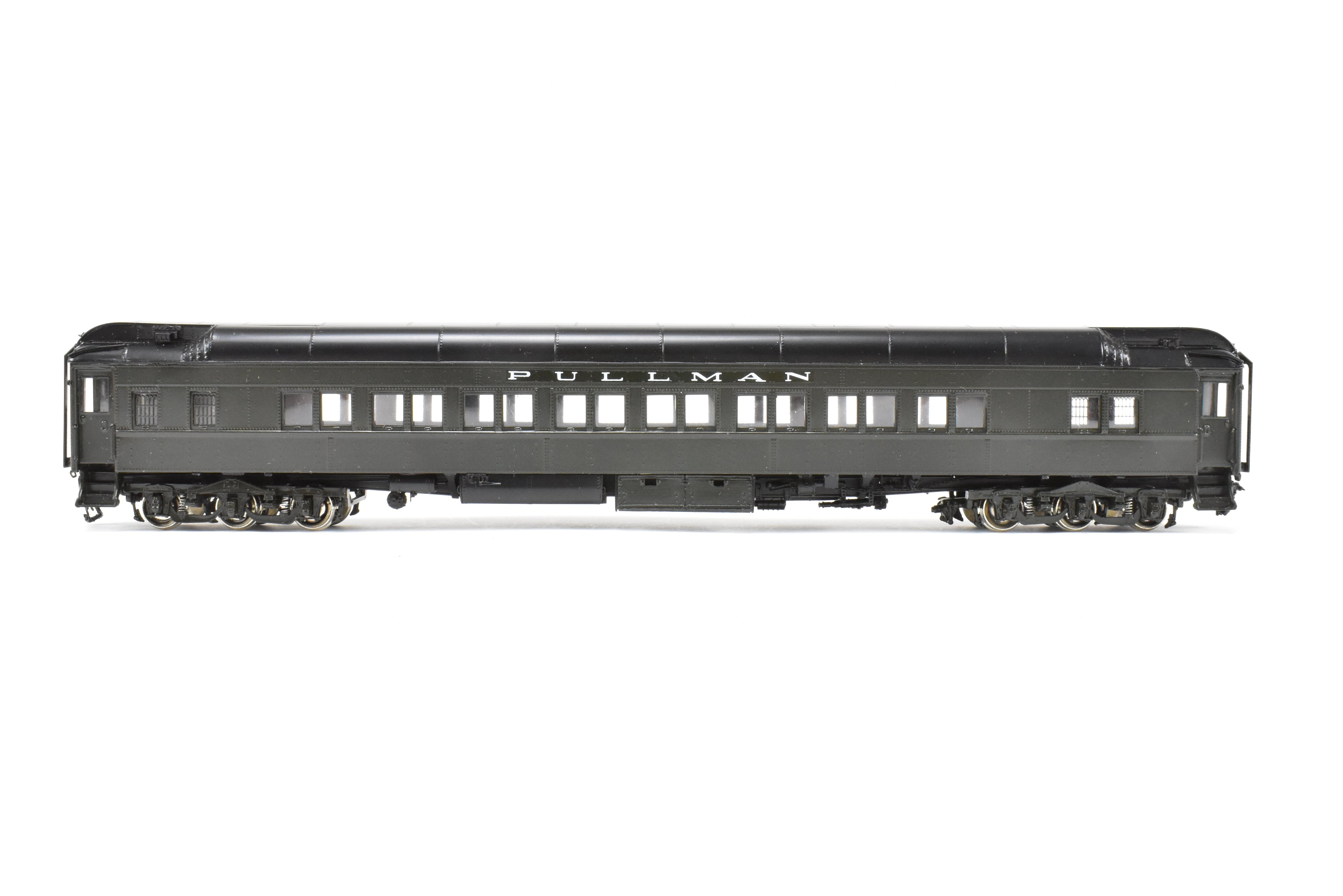 HO Scale Brass Precision Scale Co. (PSC) Pullman 80-Foot Sleeper Heavyweight 16-Section Tourist Car Plan 2412 with Factory-Painted Air