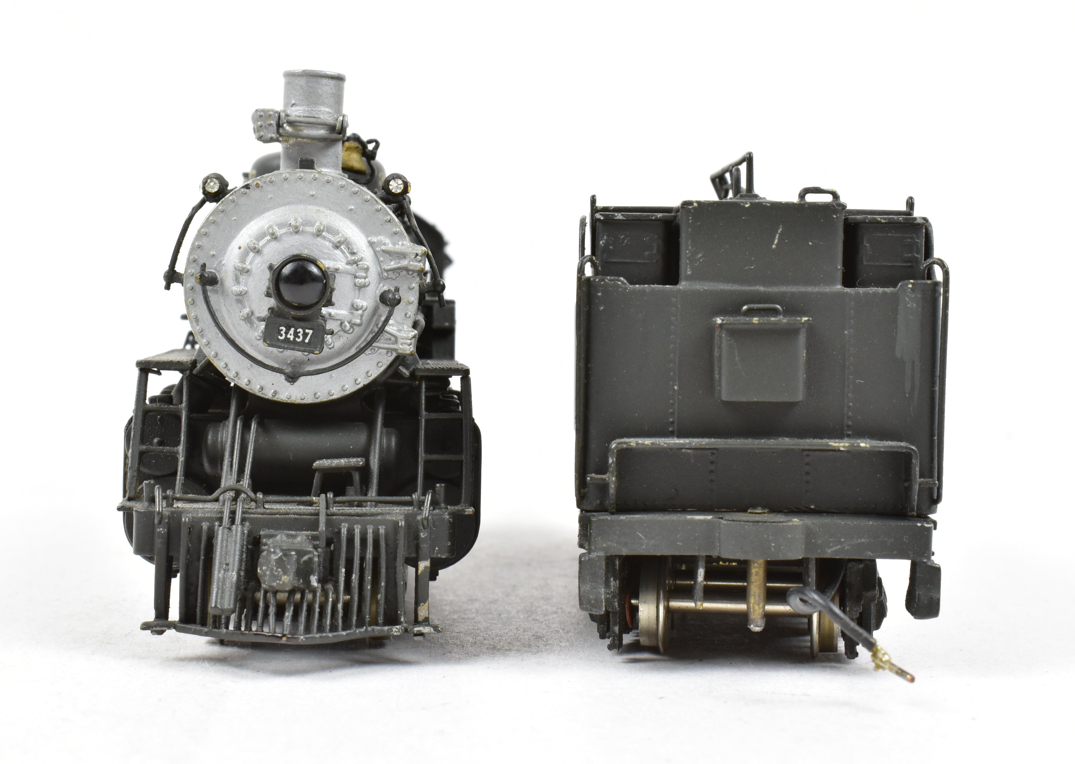 HO Scale Brass Balboa ATSF Santa Fe 3400 Class 4-6-2 Pacific Locomotive CP #3437