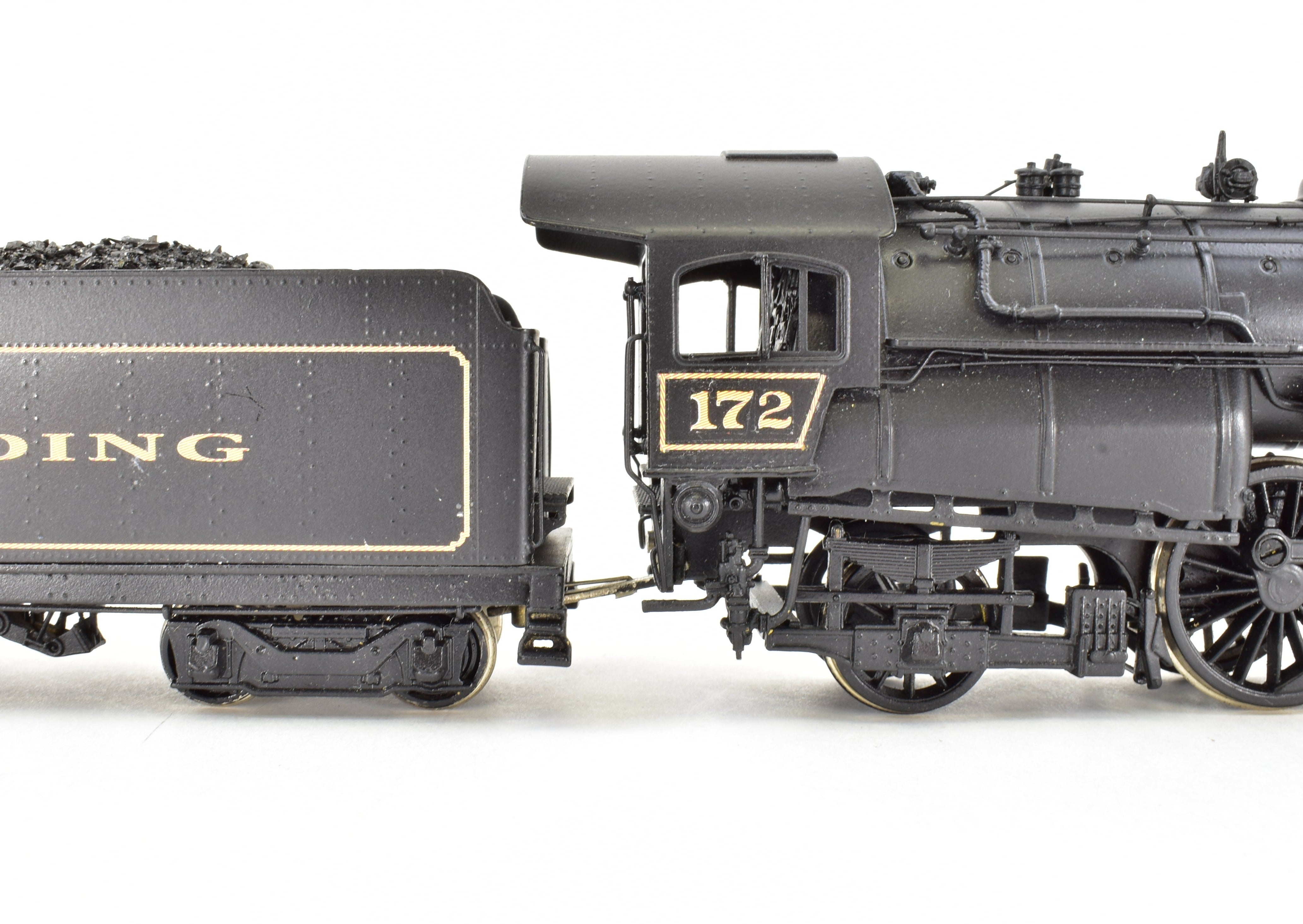 HO Scale Brass Model Train - Empire Midland Reading G2sa #175 4-6-2 Pacific Steam Locomotive CP No. 172 Equipped with Northwest Short Line (NWSL) Gearbox