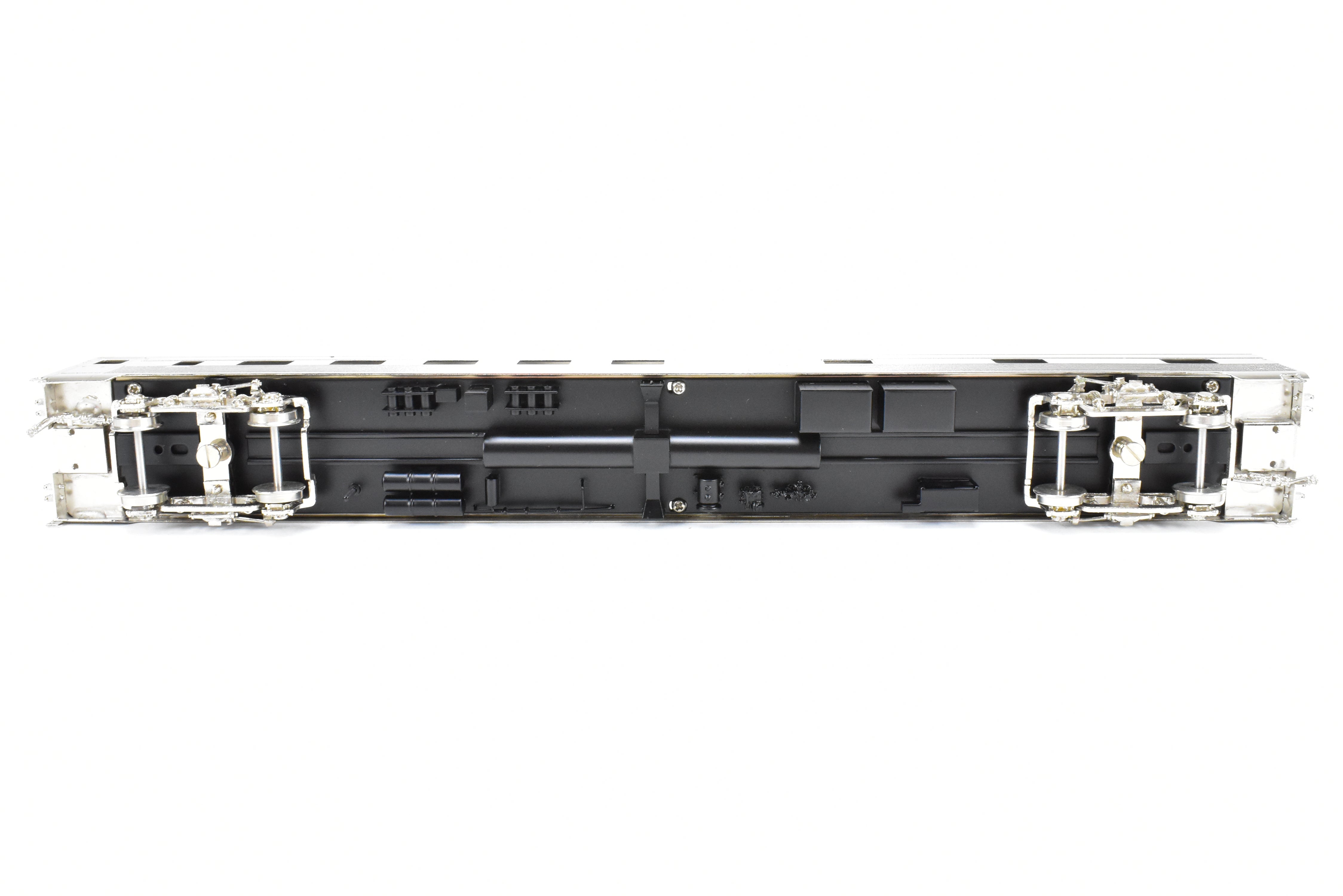 HO Scale Brass Model Train - Amtrak Budd 10 RMT - 6DBR Pacific Series Sleeper Heritage HEP Version by Cascade Models
