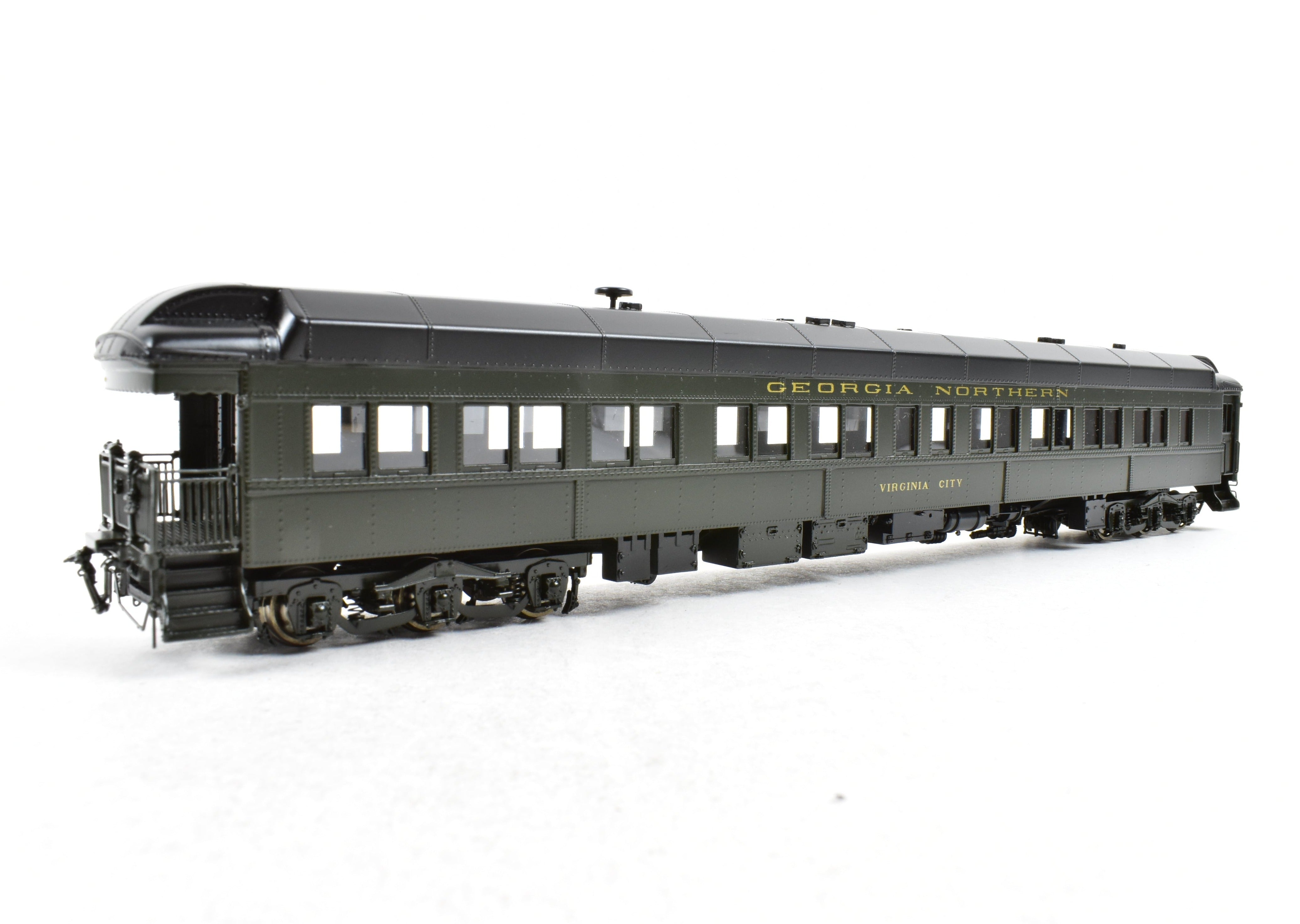 HO Brass Precision Scale Co. Pullman Virginia City Observation Car by Lucius Beebe