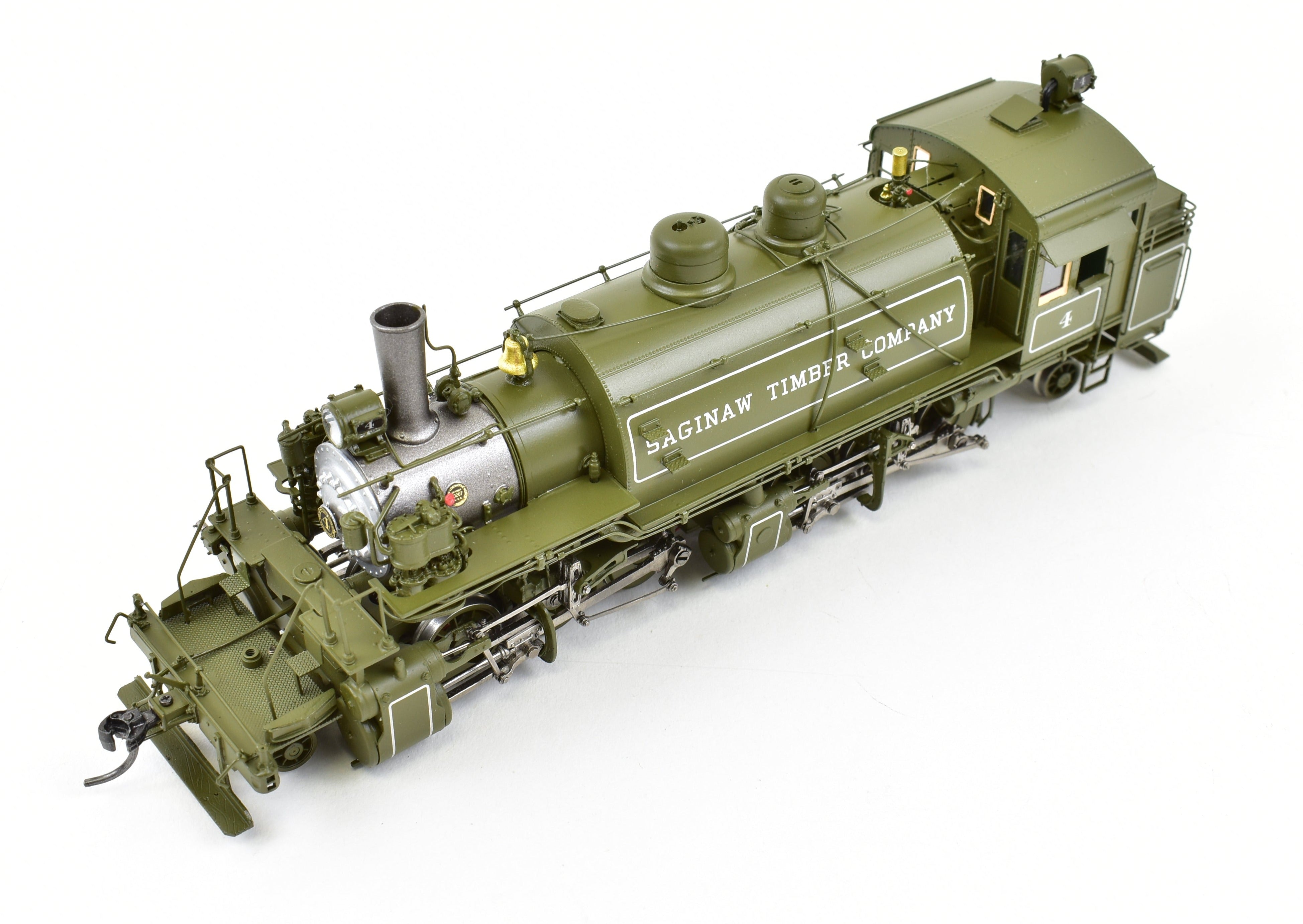 HO Scale NEW Brass DVP - Division Point Saginaw Timber Company #4 2-6-6-2T Baldwin Logging Mallet Locomotive Model - The Last One Available