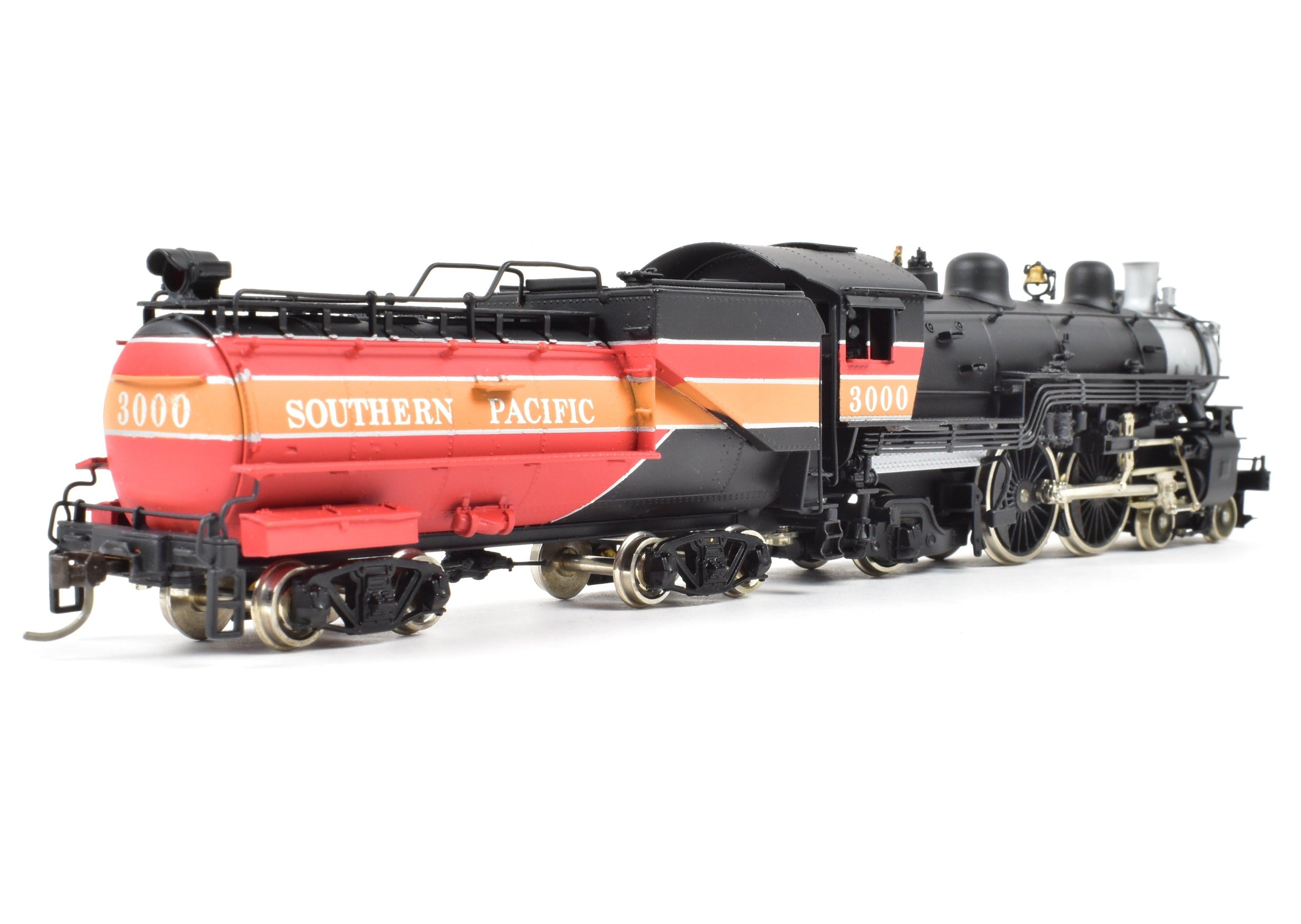 HO Scale Brass Model Train - Westside Model Co. Southern Pacific Class A - 6 Atlantic 4 - 4 - 2 F/P Daylight Locomotive #3000