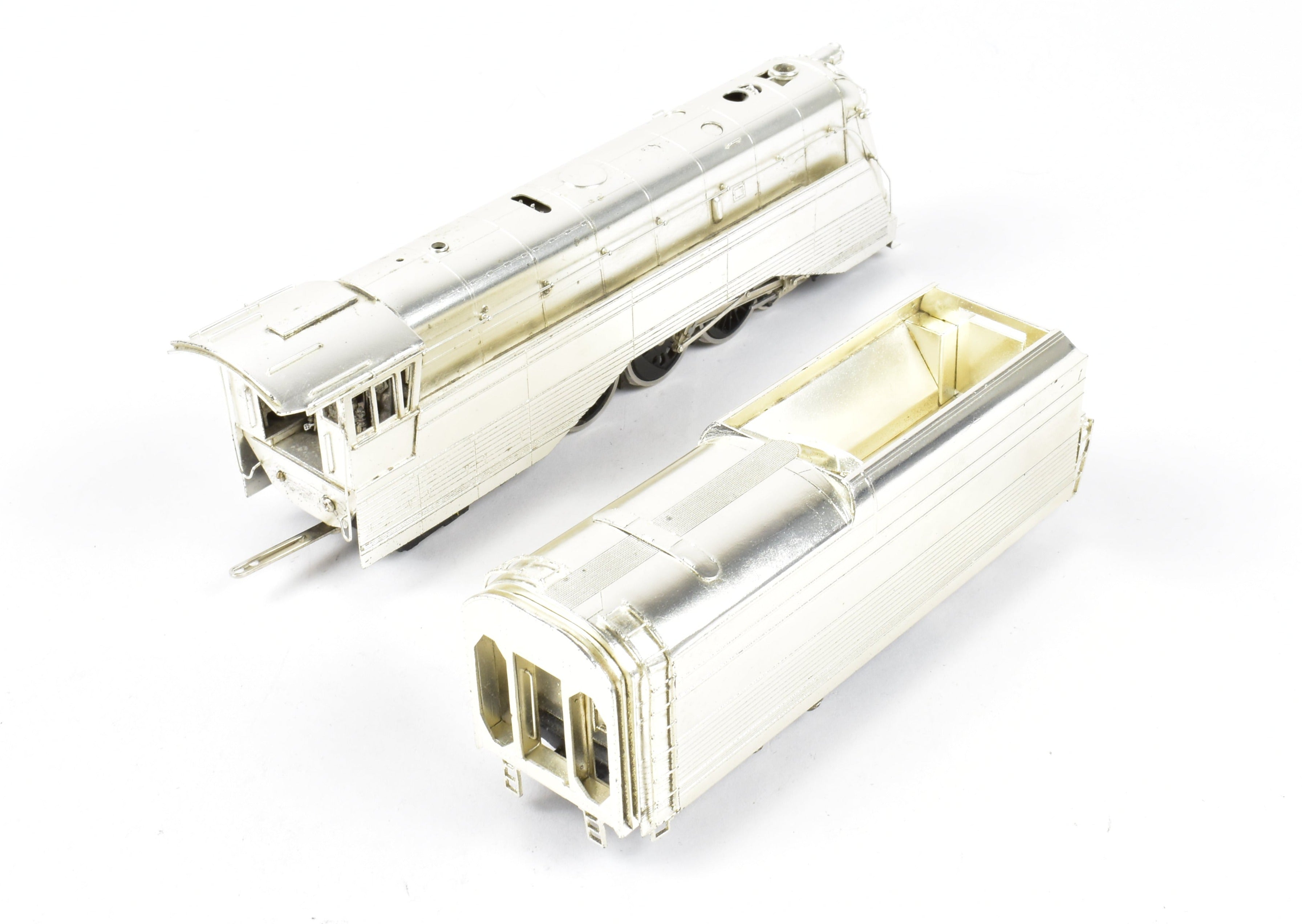 HO Brass NPP Nickel Plated CB&Q Burlington Route 4-6-4 S-4A Streamlined Hudson No. 4000