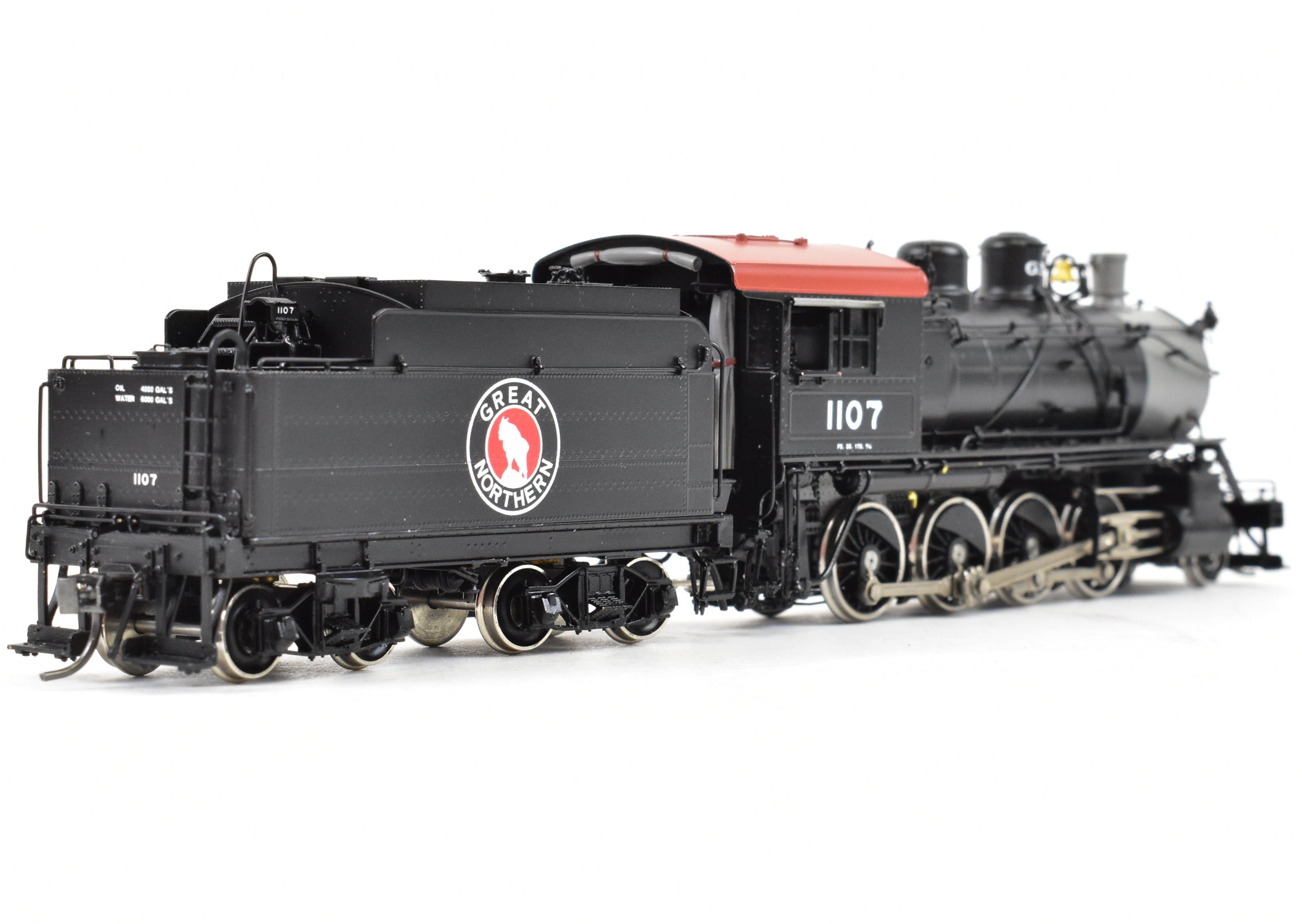 HO Scale Brass Steam Locomotive CON W&R Enterprises Great Northern F-5 2-8-0 FP No. 1107 Model