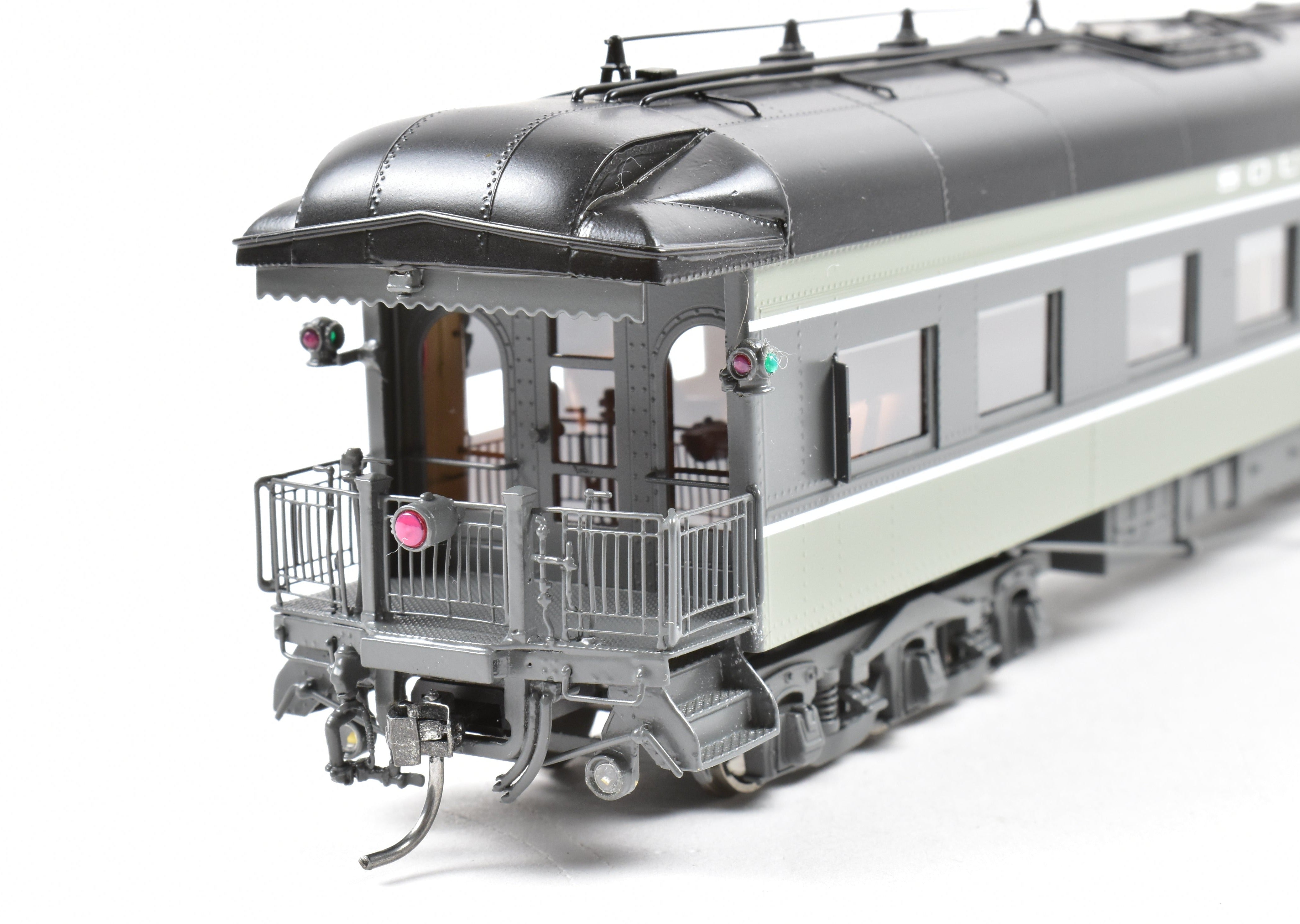 HO Scale New Brass Business Car: Southern Pacific #129 Two-Tone Grey