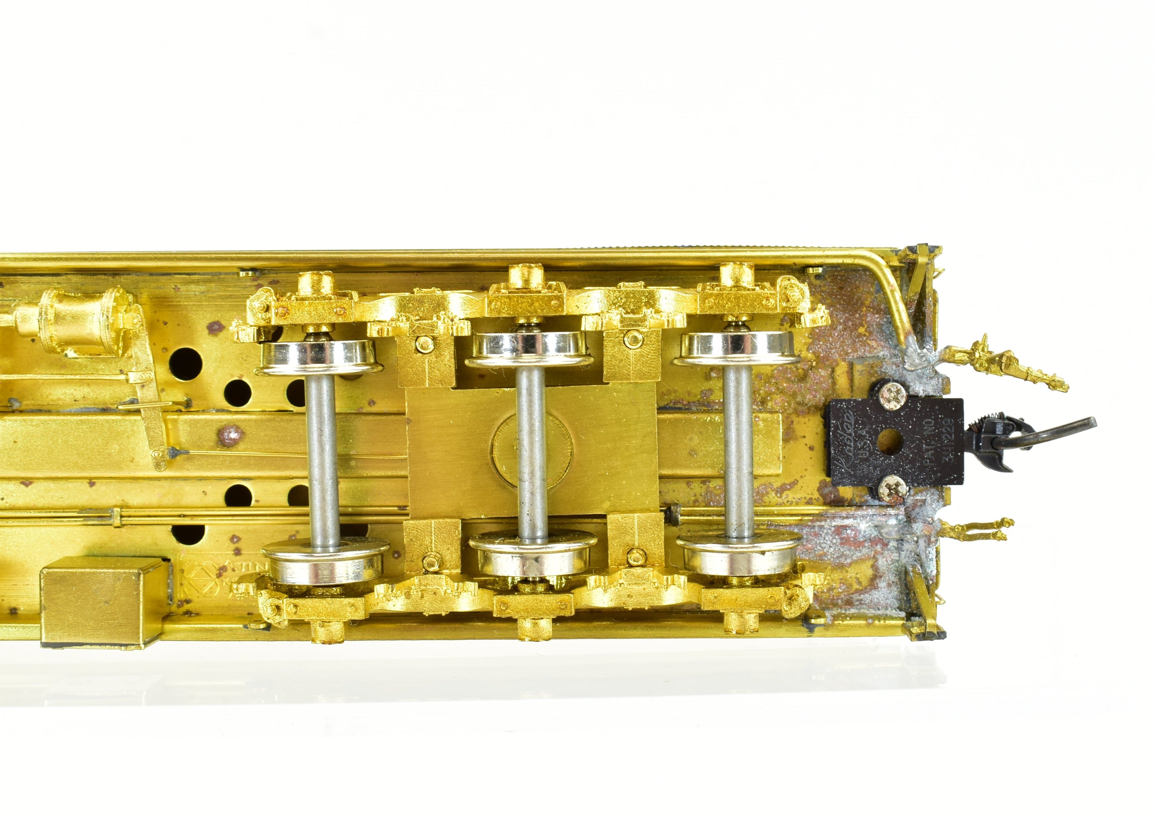 HO Scale Brass Model Train by Overland Models, Inc. - International-Great Northern/Missouri Pacific 2-8-4 Locomotive