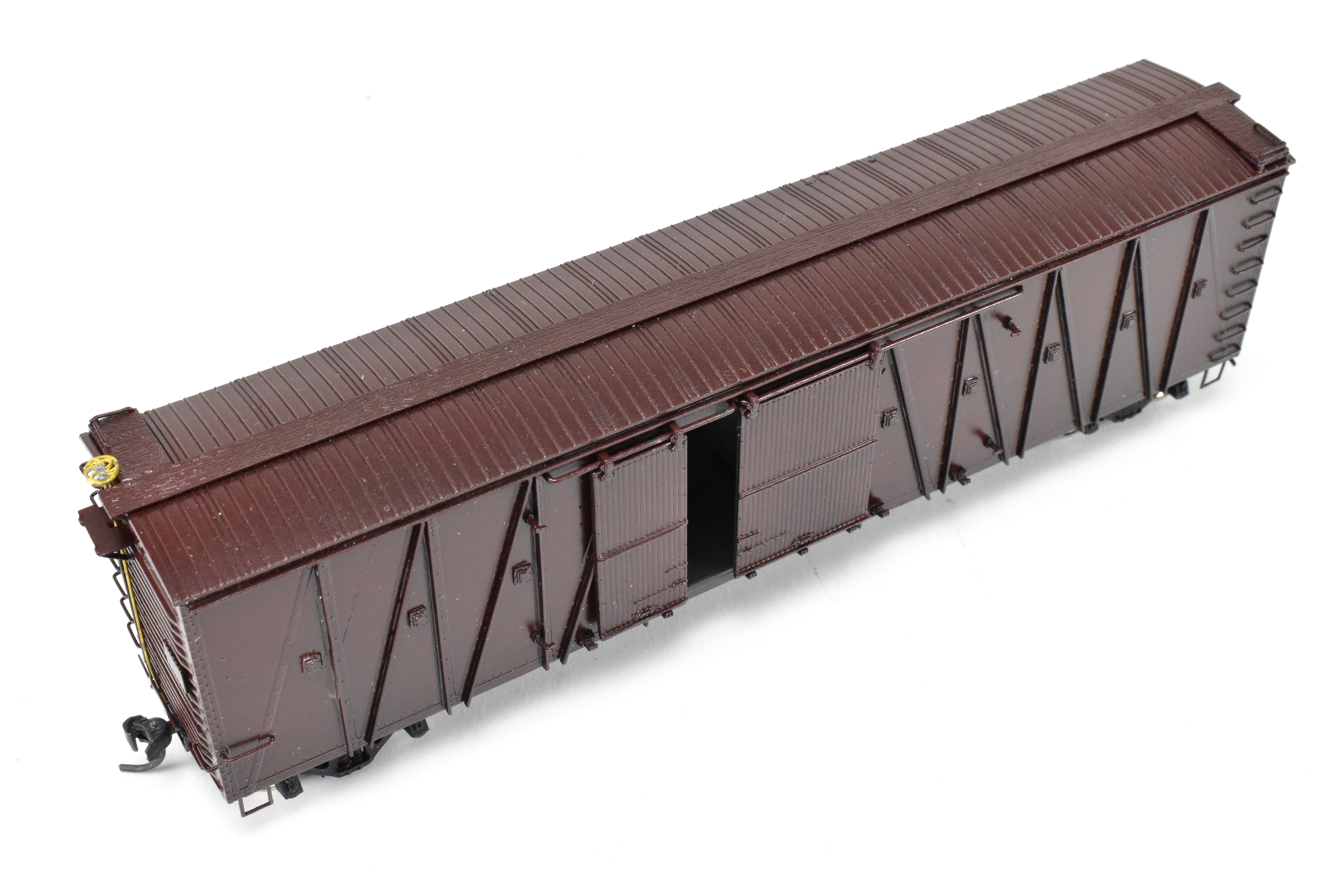 HO Brass OMI UP Union Pacific 50' Auto Boxcar, Custom Red, No Lettering