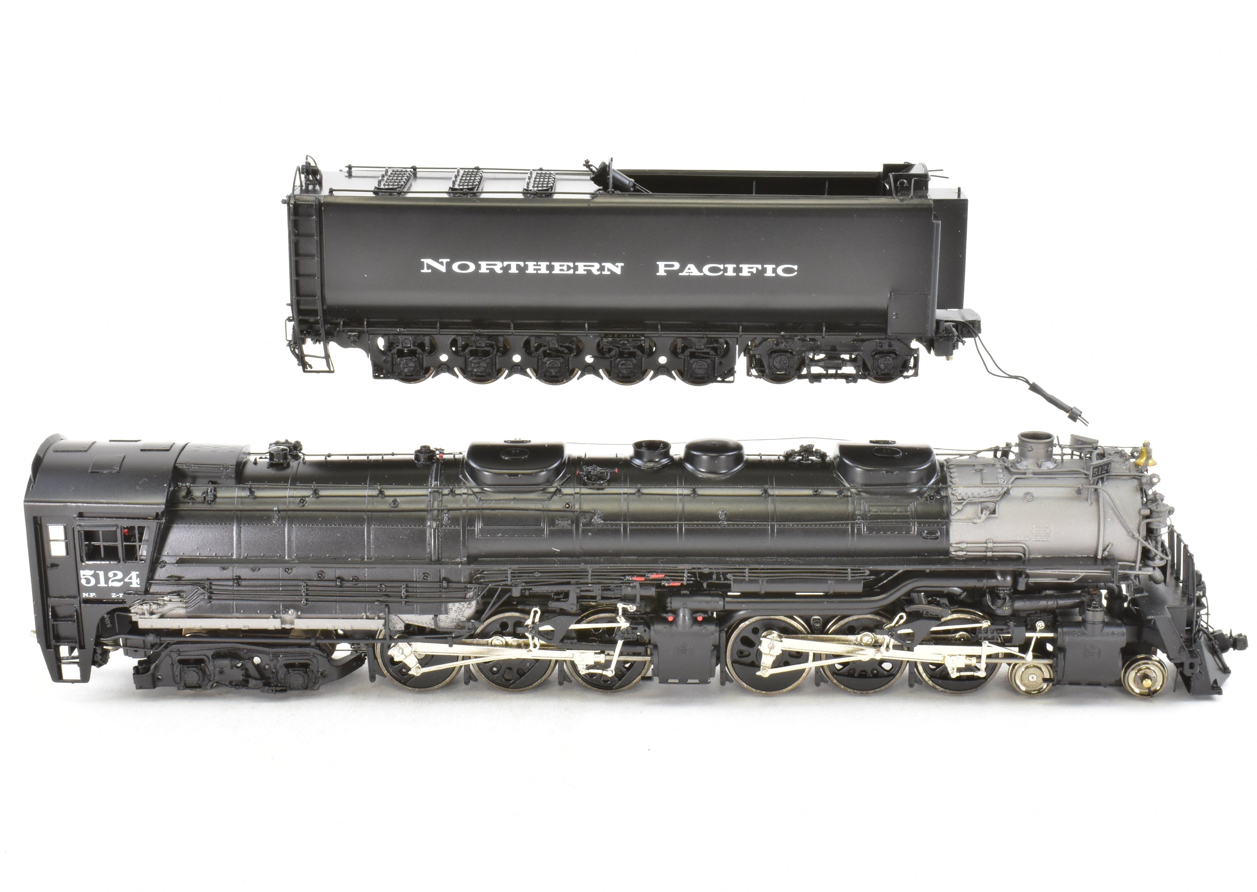 HO Scale Brass Model Train - Overland Models Northern Pacific Z - 7 4 - 6 - 6 - 4 FP Locomotive #5124