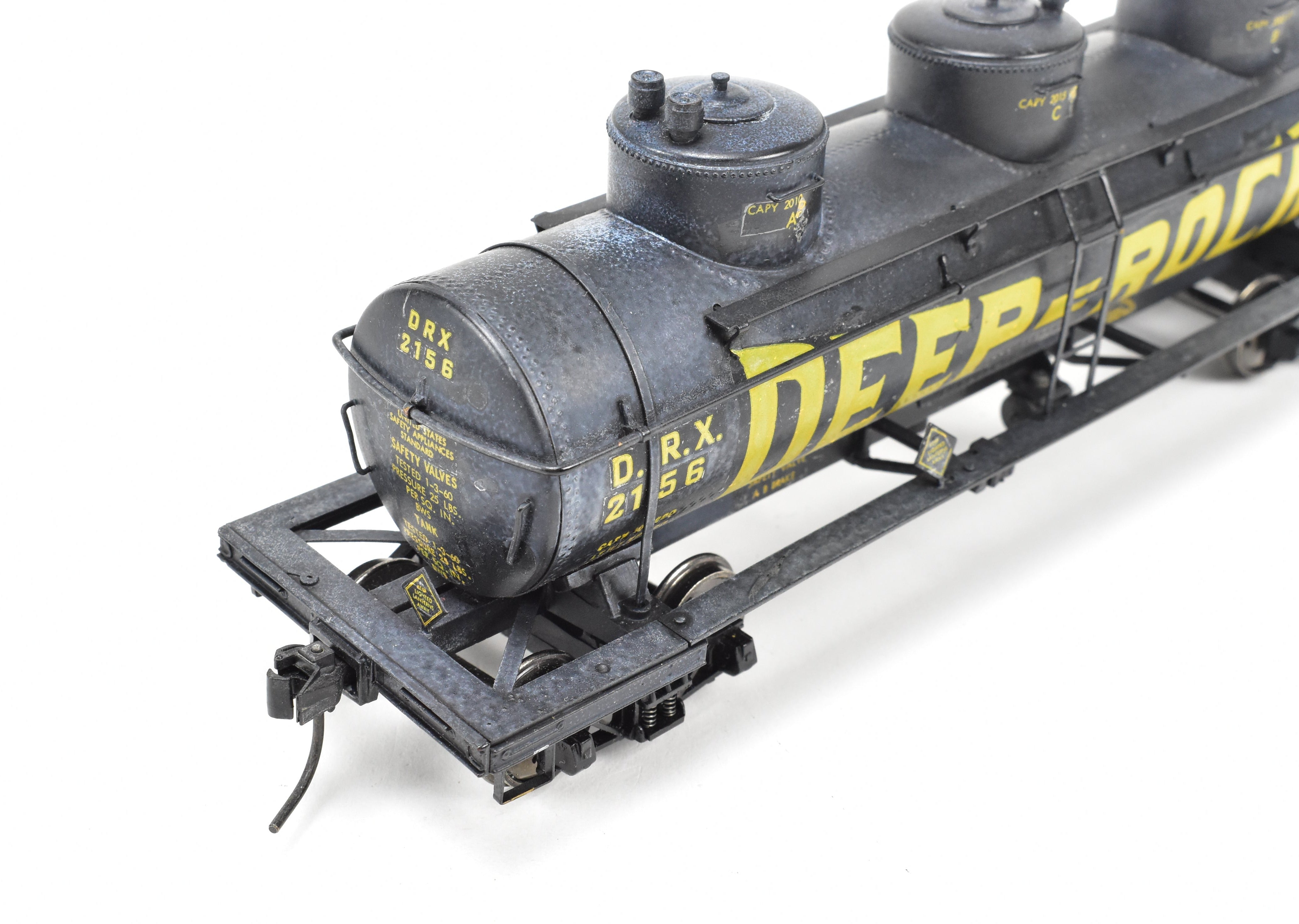O Scale Brass Deep Rock 3 - Dome Tank Car with Kadee Couplers, No Original Box