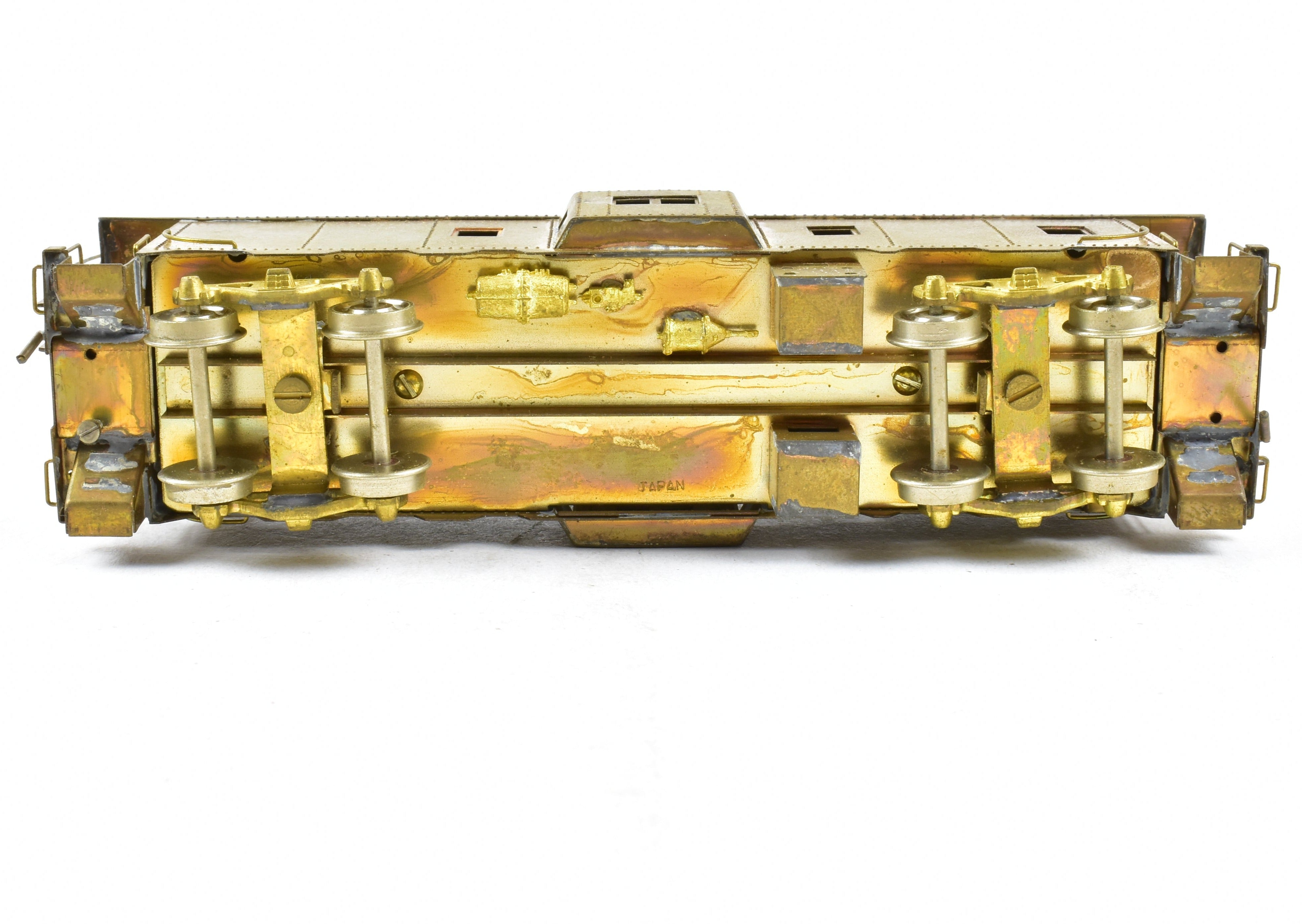 HO Scale Brass Balboa Southern Pacific Bay Window Caboose Model Train