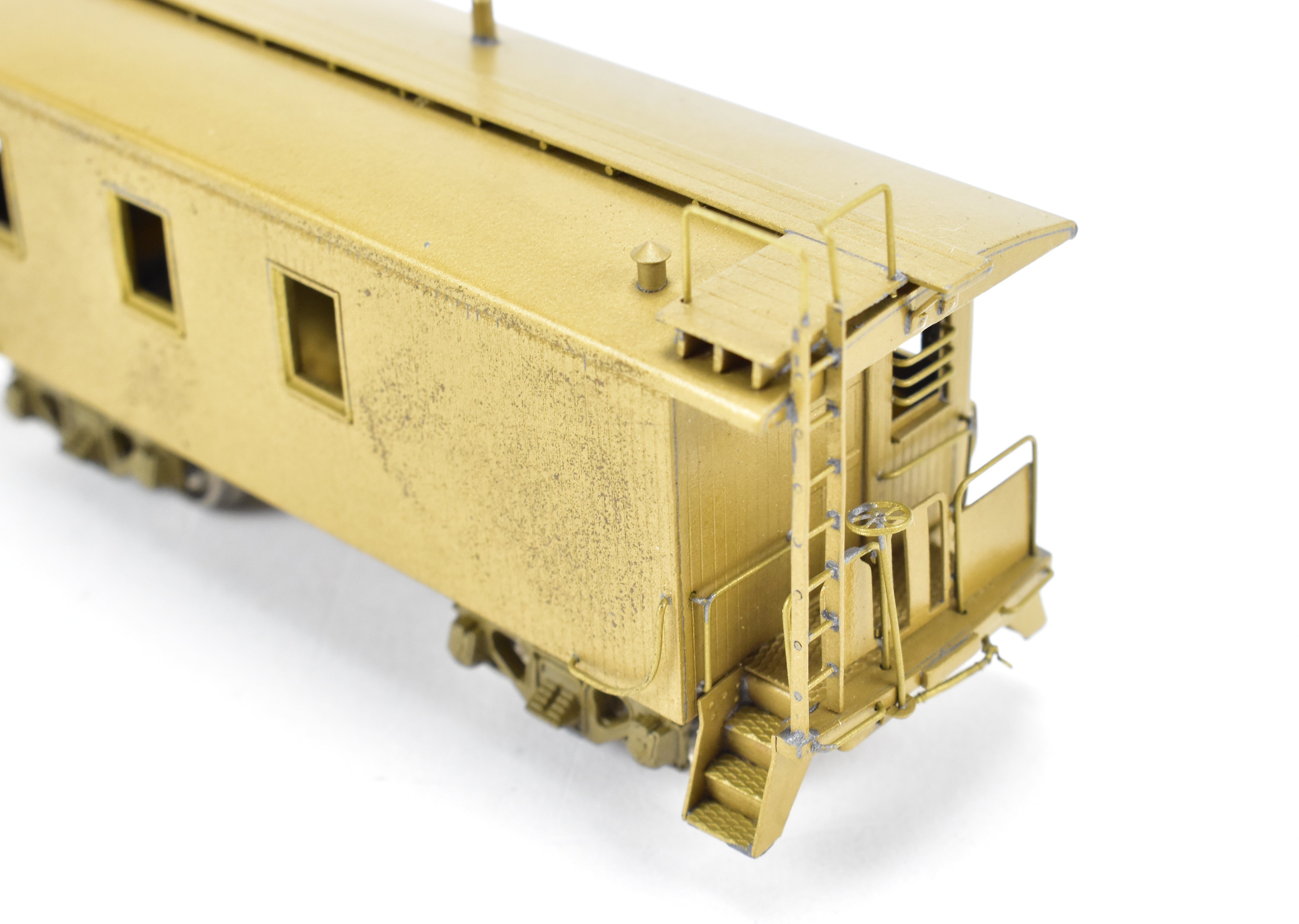 HO Scale Brass Model of Oriental Limited Great Northern 25 - Foot Yard Service Caboose