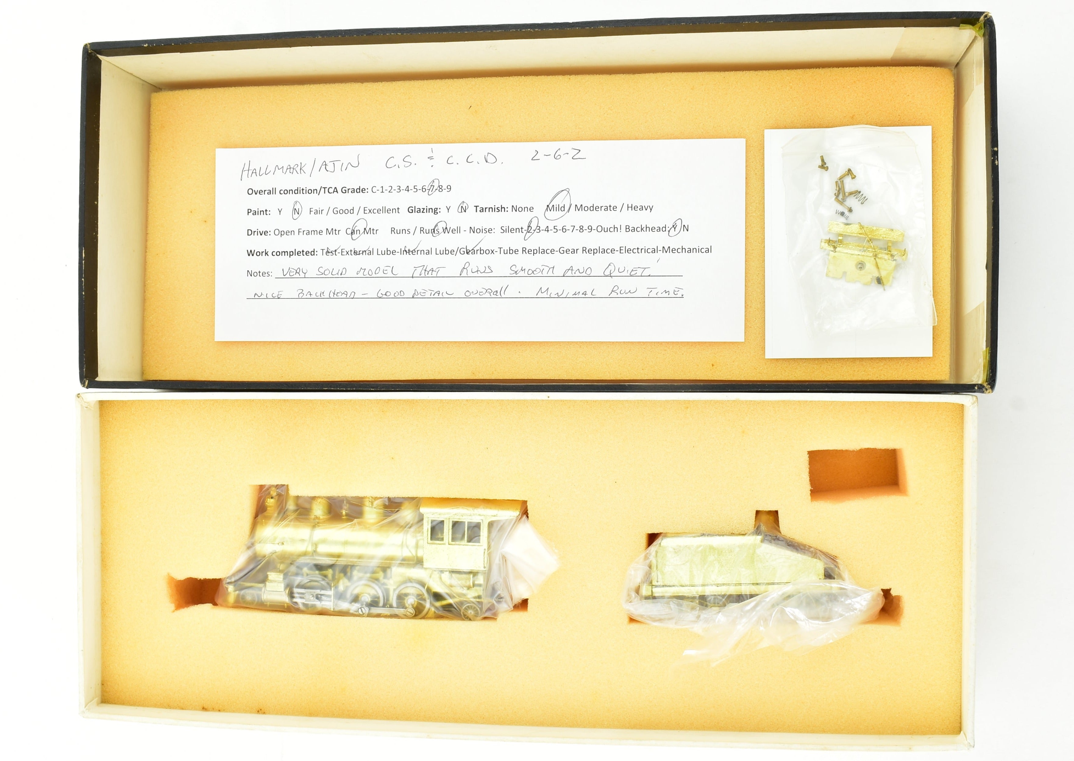 HO Scale Brass Hallmark CS&CCD Colorado Spring & Cripple Creek 2-6-2 Model