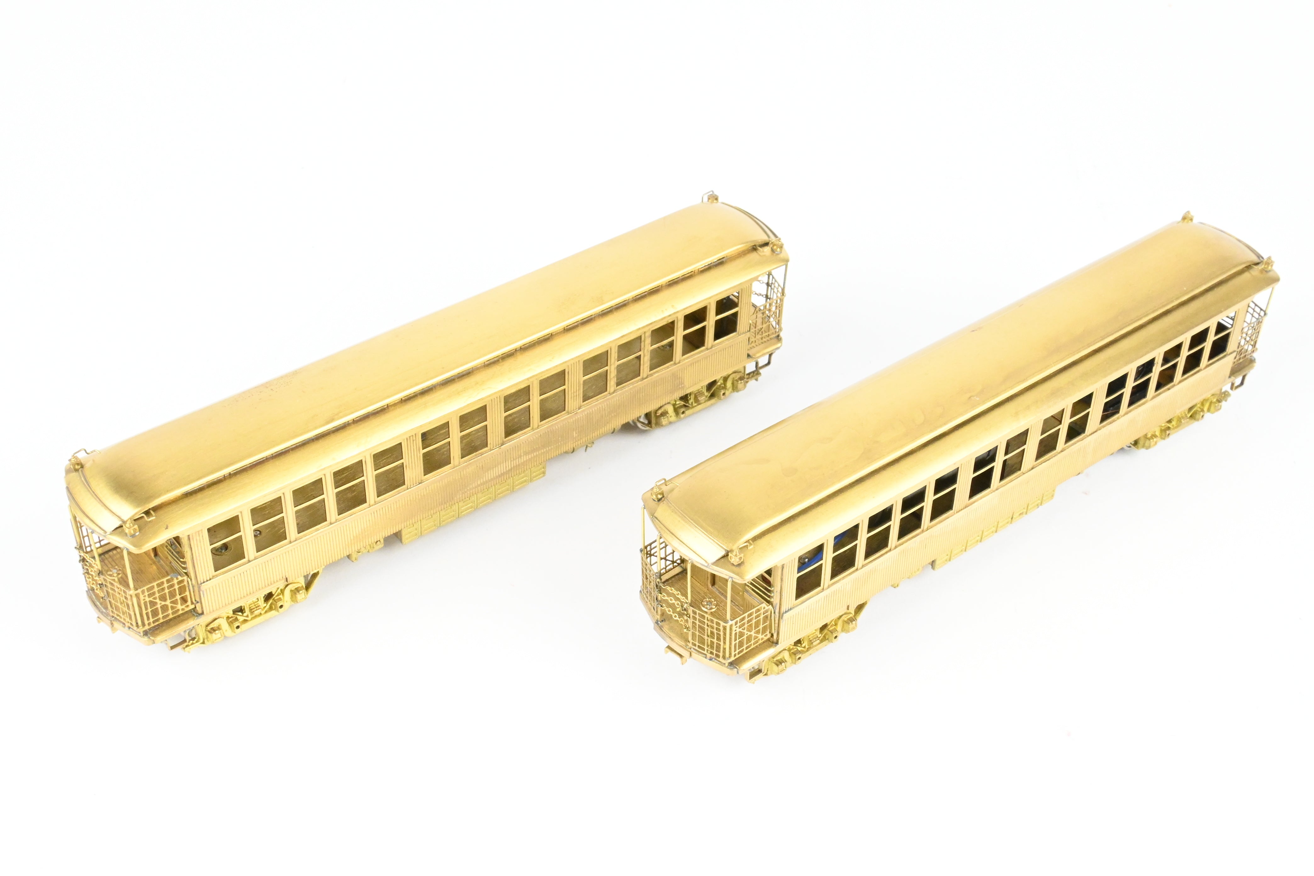 1981 HO Brass WP Car Corp. BRT/BTU Powered & Unpowered Train Cars, C-7 Excellent