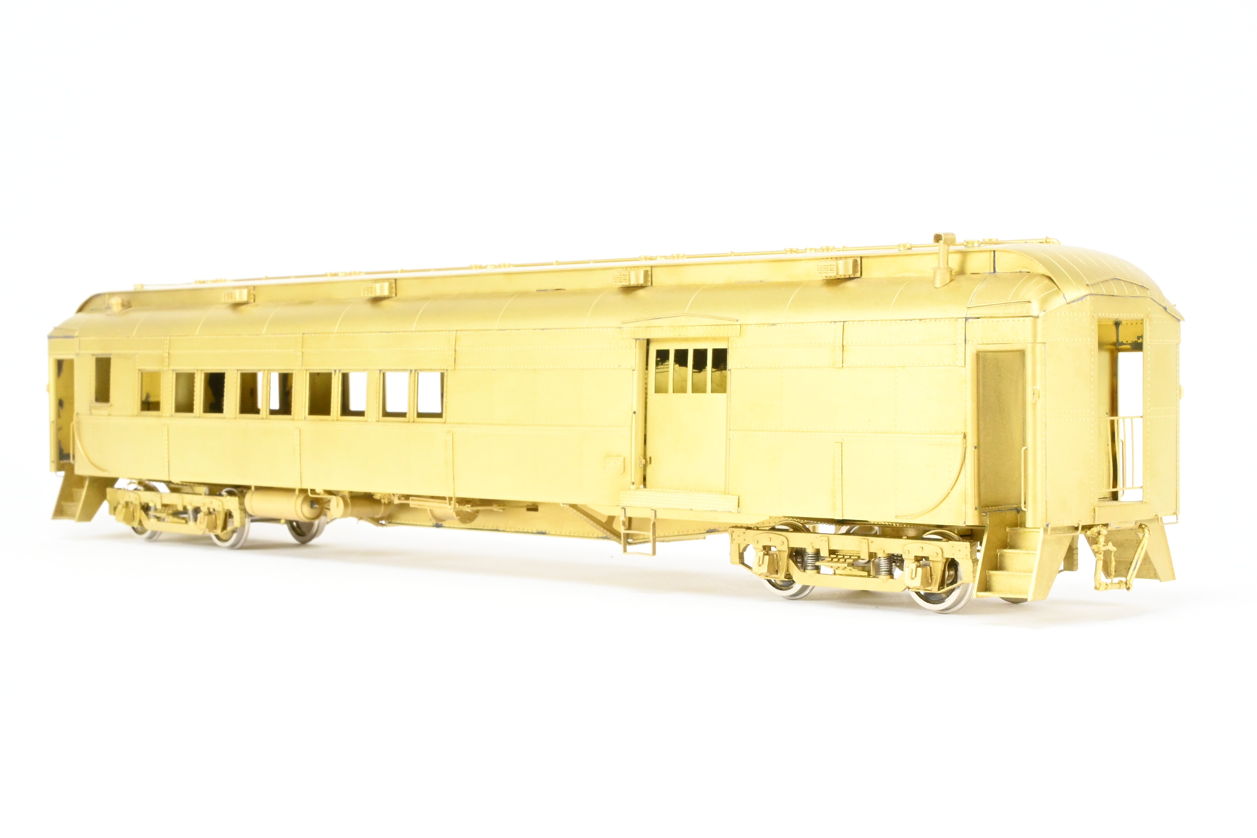 O Scale Oriental Limited Great Northern HW Combine and Caboose Model Set (557 - 586) - High - Quality Brass Collectible