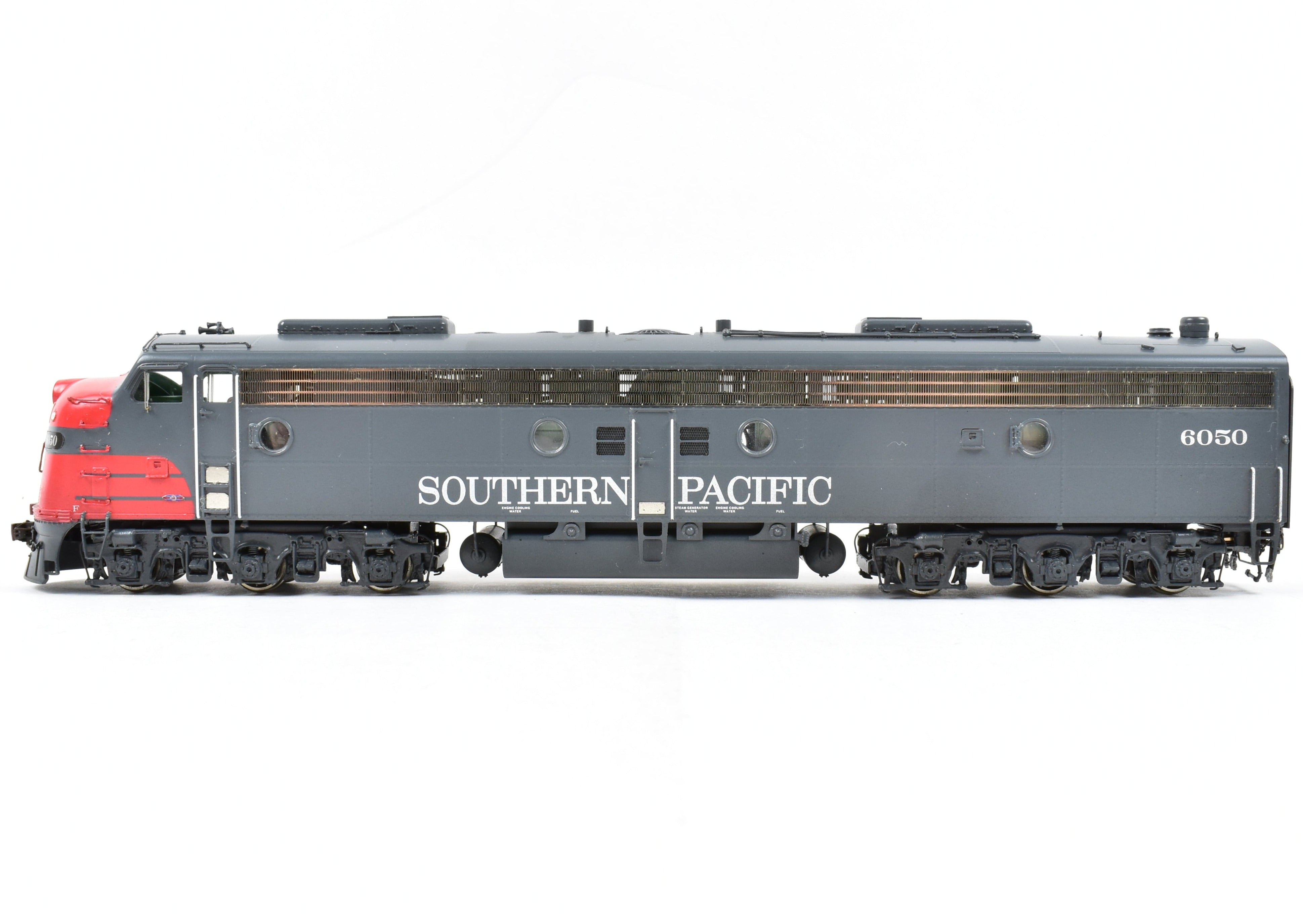 HO Scale Brass Union Terminal Imports (UTI) Southern Pacific EMD E9A FP Locomotive Model No. 6050 with DCC Decoder