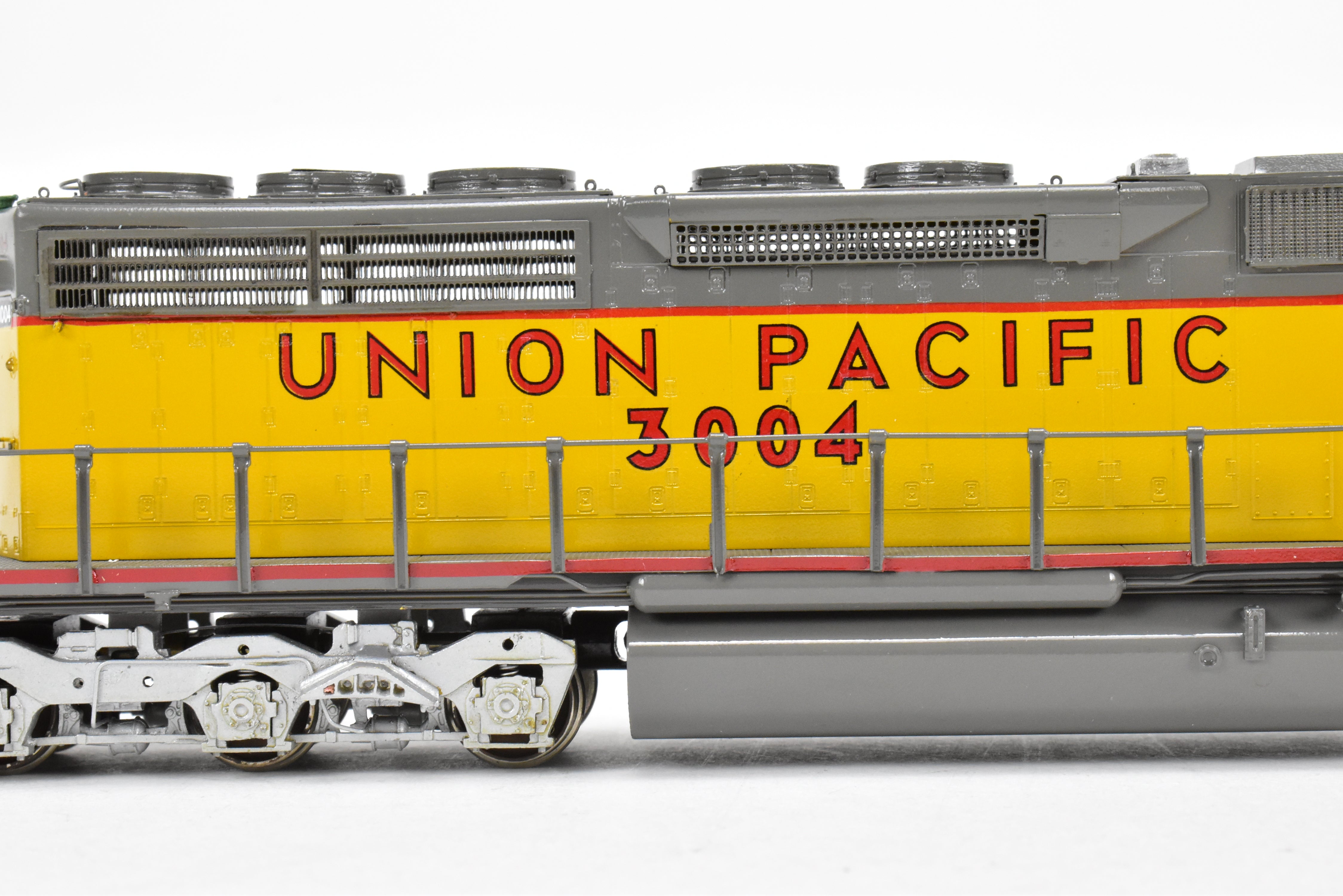 HO Scale Brass Model Train - Overland Models Inc. Union Pacific EMD SD40 Low Hood Locomotive Custom Painted as No. 3004