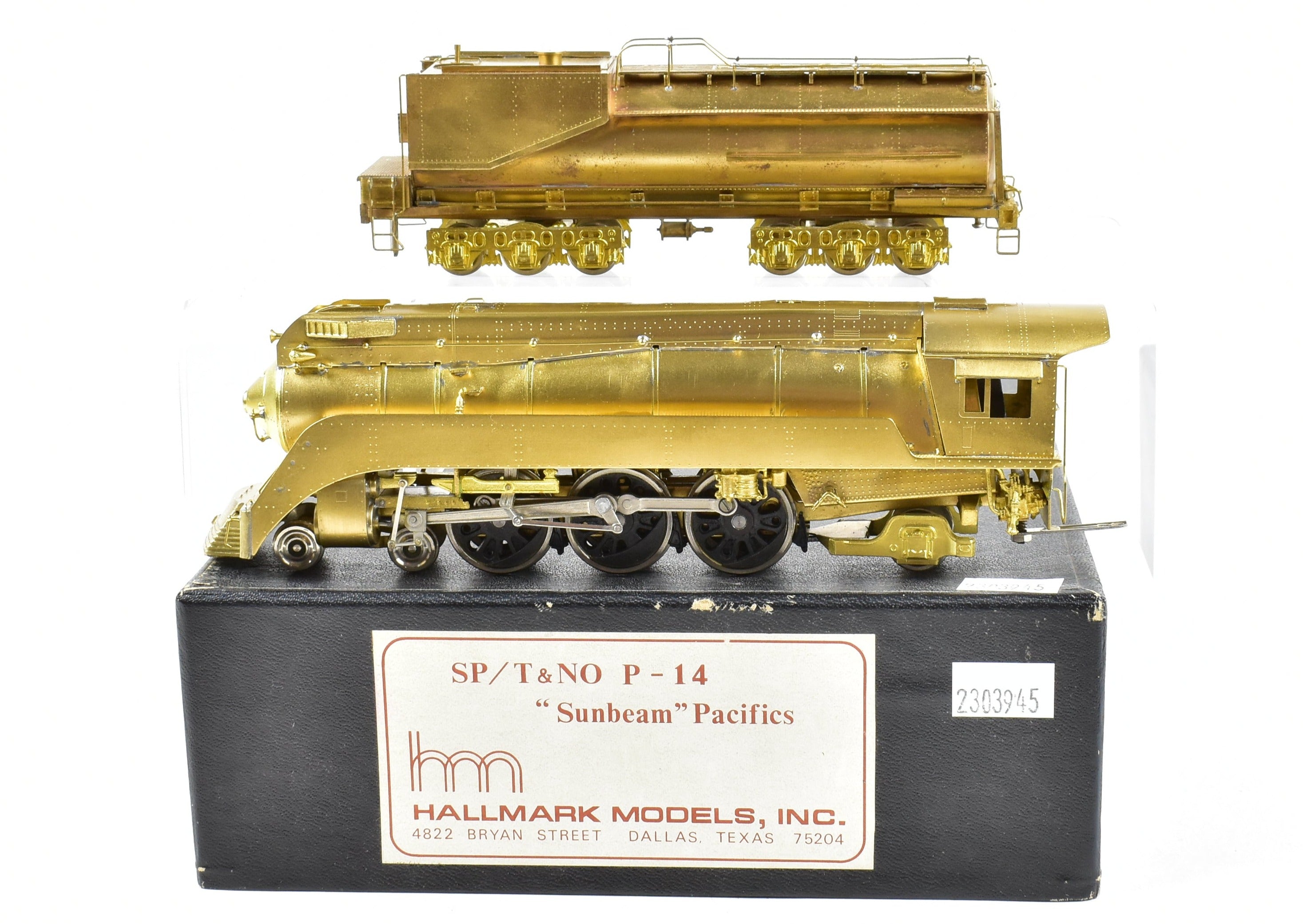 HO Scale Brass Hallmark Models T&NO Texas & New Orleans P-14 4-6-2 Sunbeam Pacific