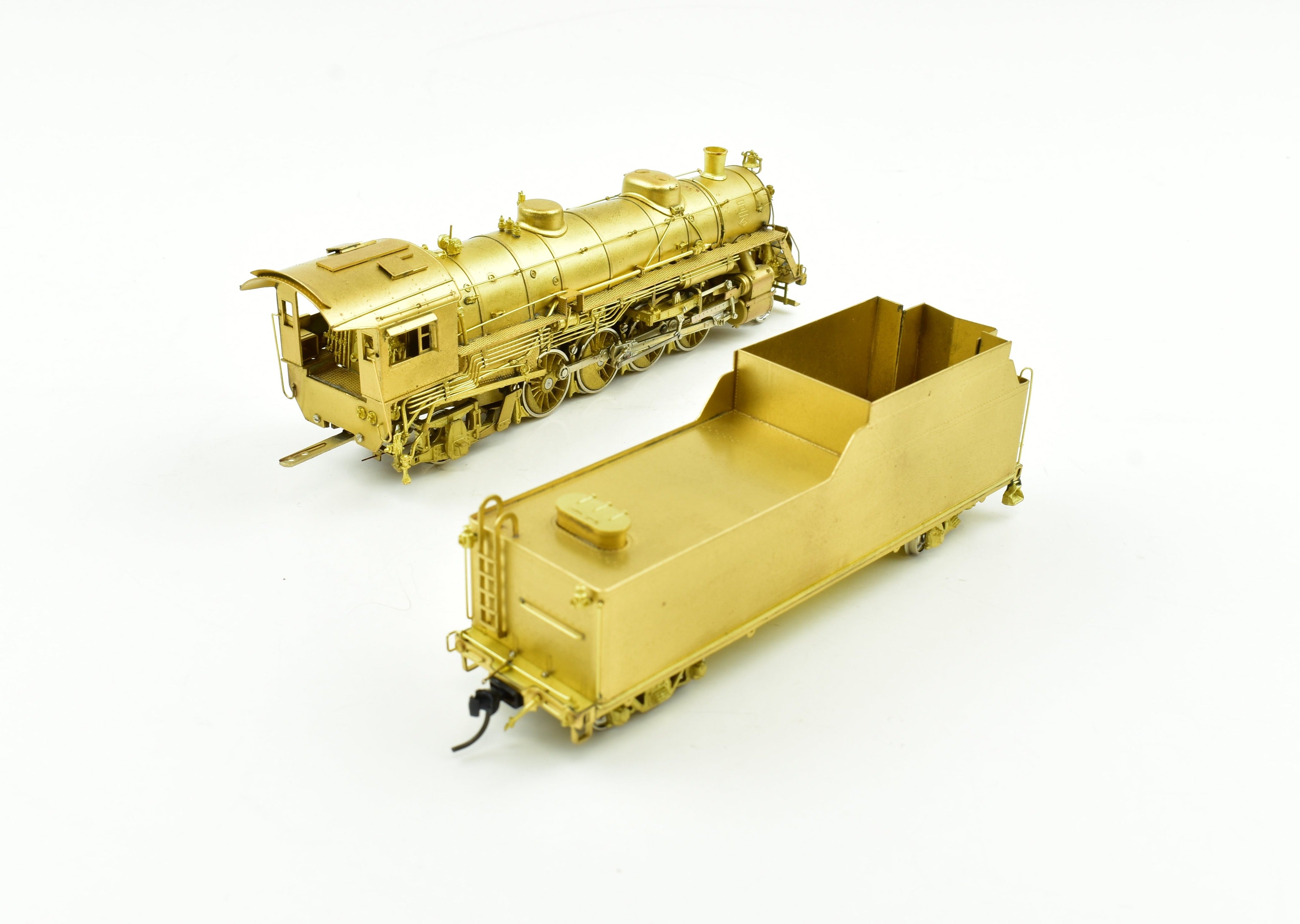 HO Scale Brass Key Imports Model of Akron Canton & Youngstown #407 2-8-2 USRA Light Mikado Locomotive