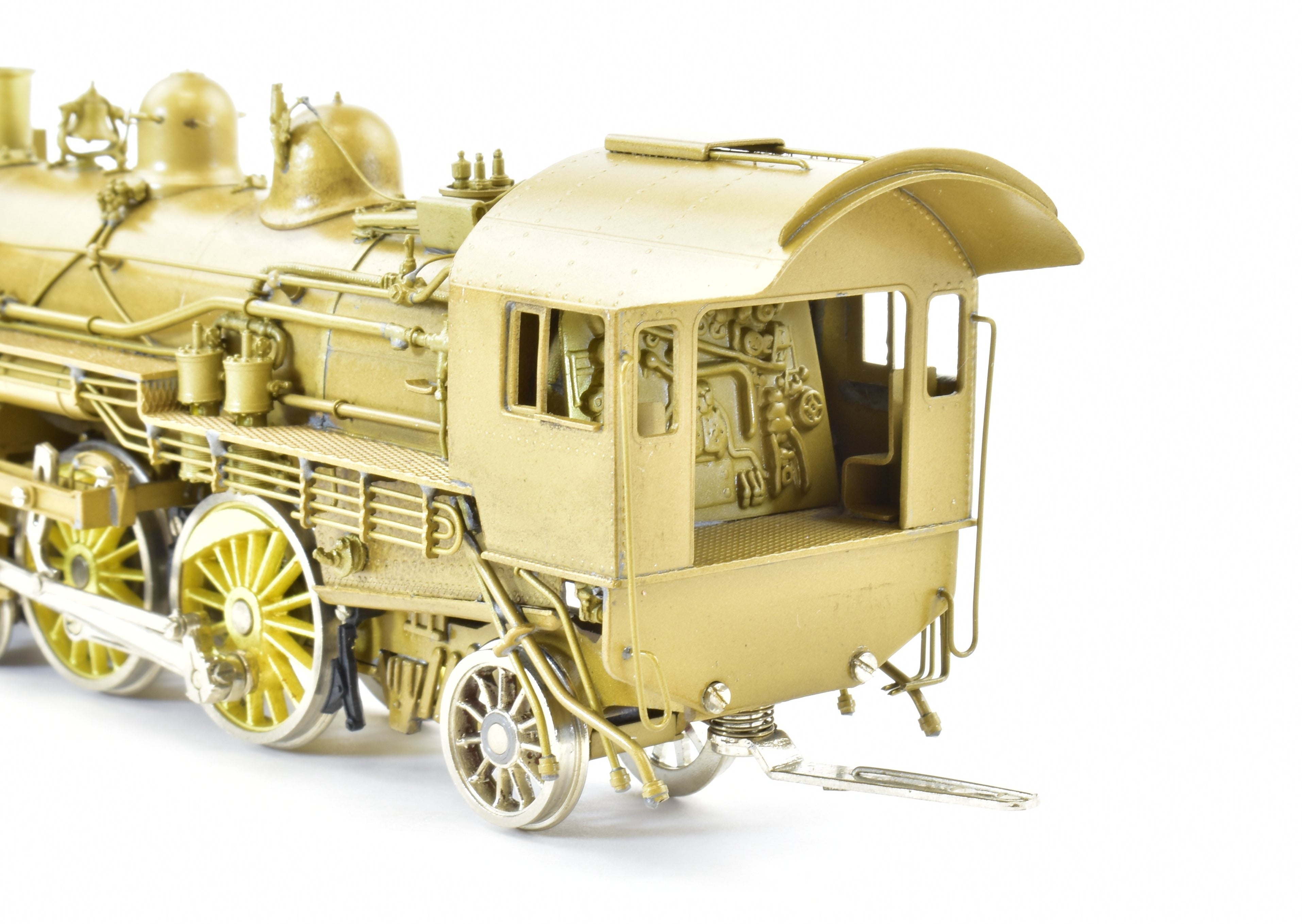 HO Scale Brass Model Train - Overland Models, Inc. Chesapeake & Ohio A - 16 4 - 4 - 2 Atlantic Locomotive by J.P. Models
