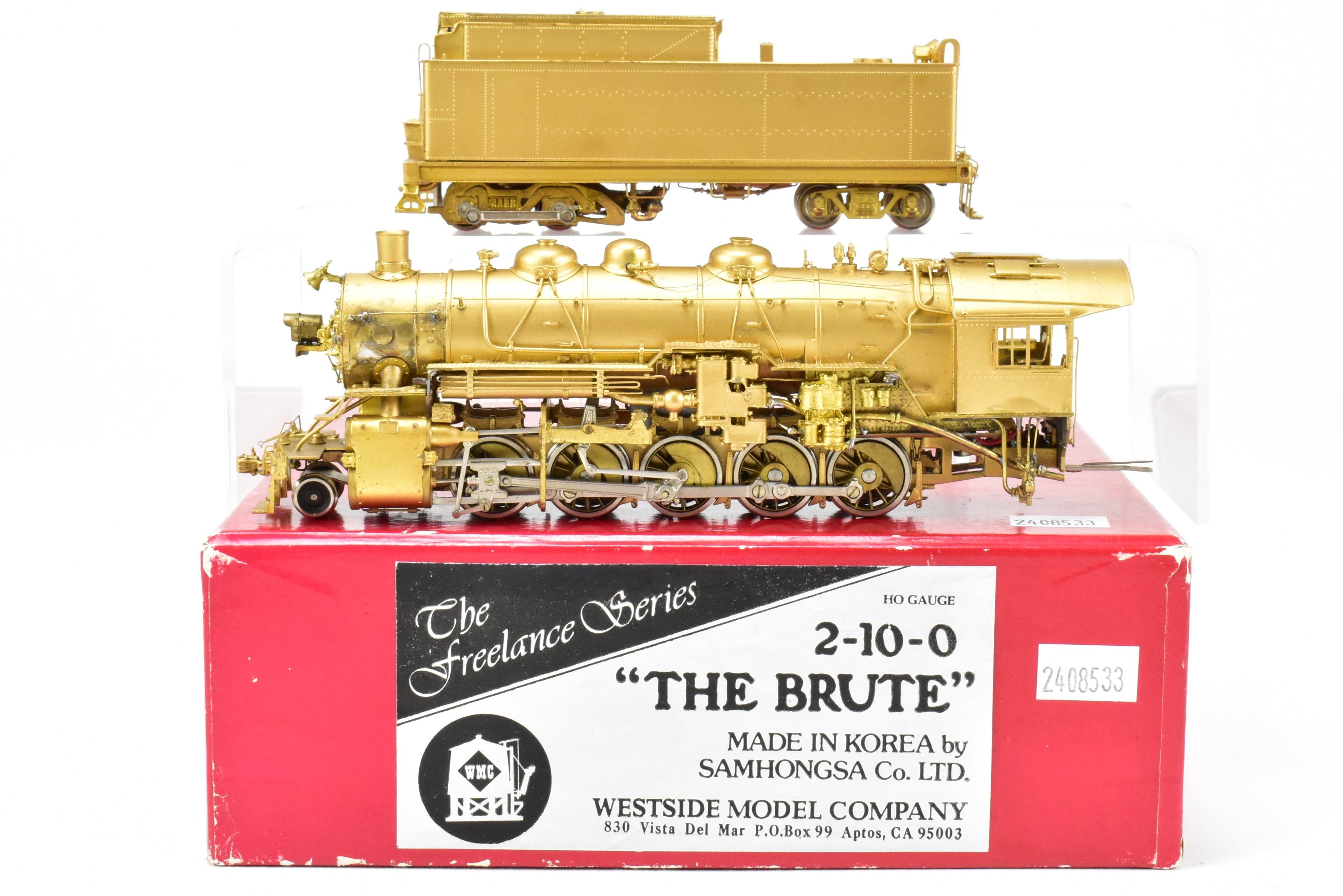 HO Brass Westside Model Co. Modified 2-10-0 Decapod Locomotive by Joe G. Collias